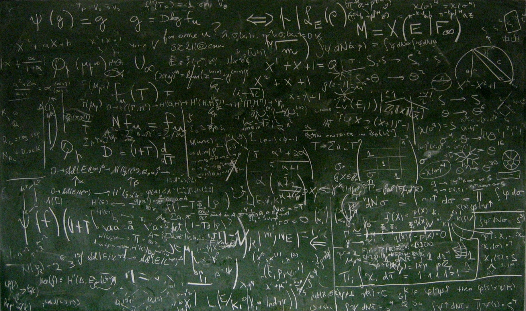 Mathematics Formula Chalkboard 1835x1087