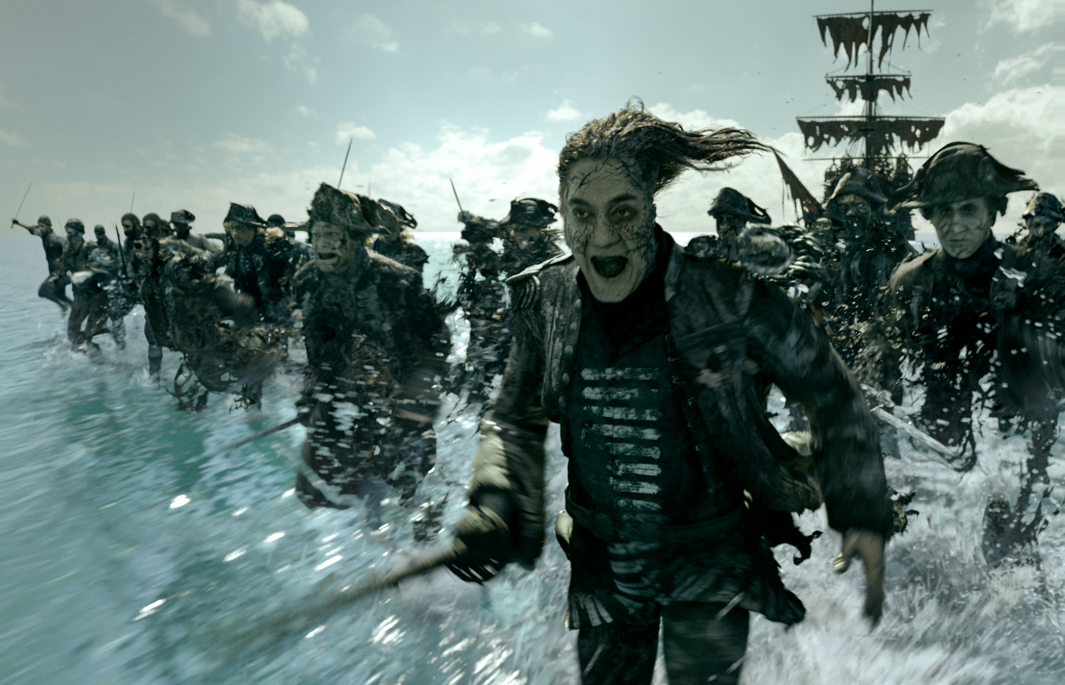 Movies Pirates Of The Caribbean Dead Men Tell No Tales Pirates Of The Caribbean Javier Bardem Creepy 2130x1371