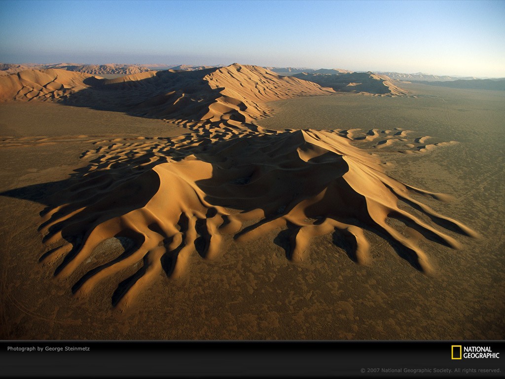 National Geographic Landscape Desert Sand Dunes Middle East Nature 1024x768