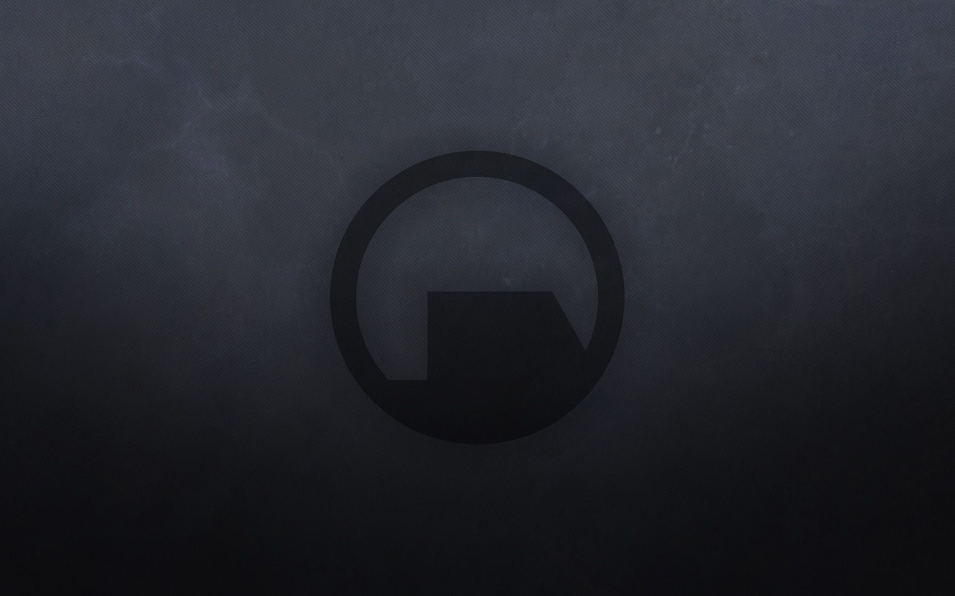 Black Mesa Logo Dark Minimalism 1920x1200