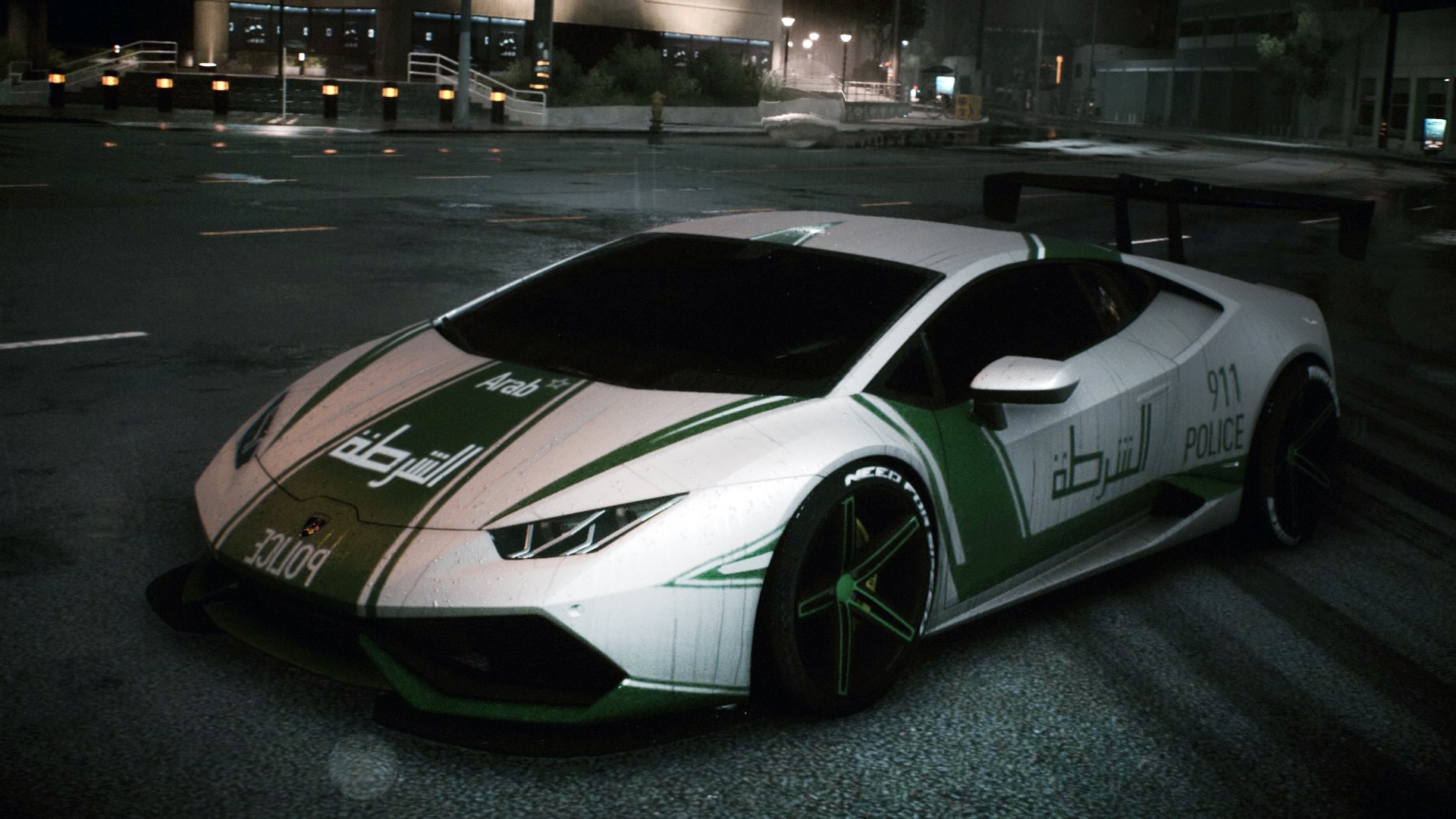 Lamborghini Police Arabian Dubai Need For Speed Street Car Lamborghini Huracan LP 610 4 1920x1080