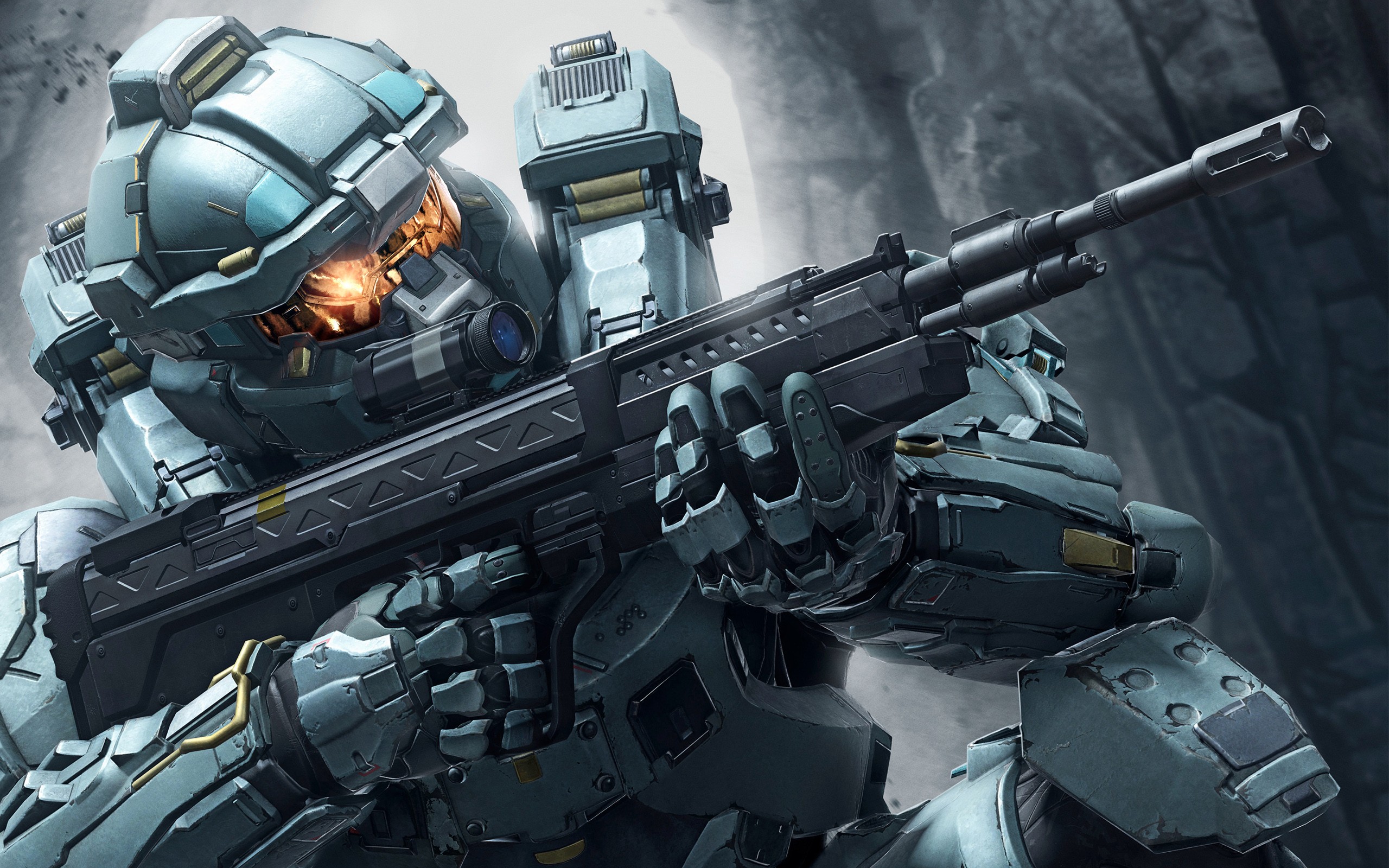 Halo 5 Video Games Soldier Military Weapon Fred 104 Halo 5 Guardians Video Games 2560x1600