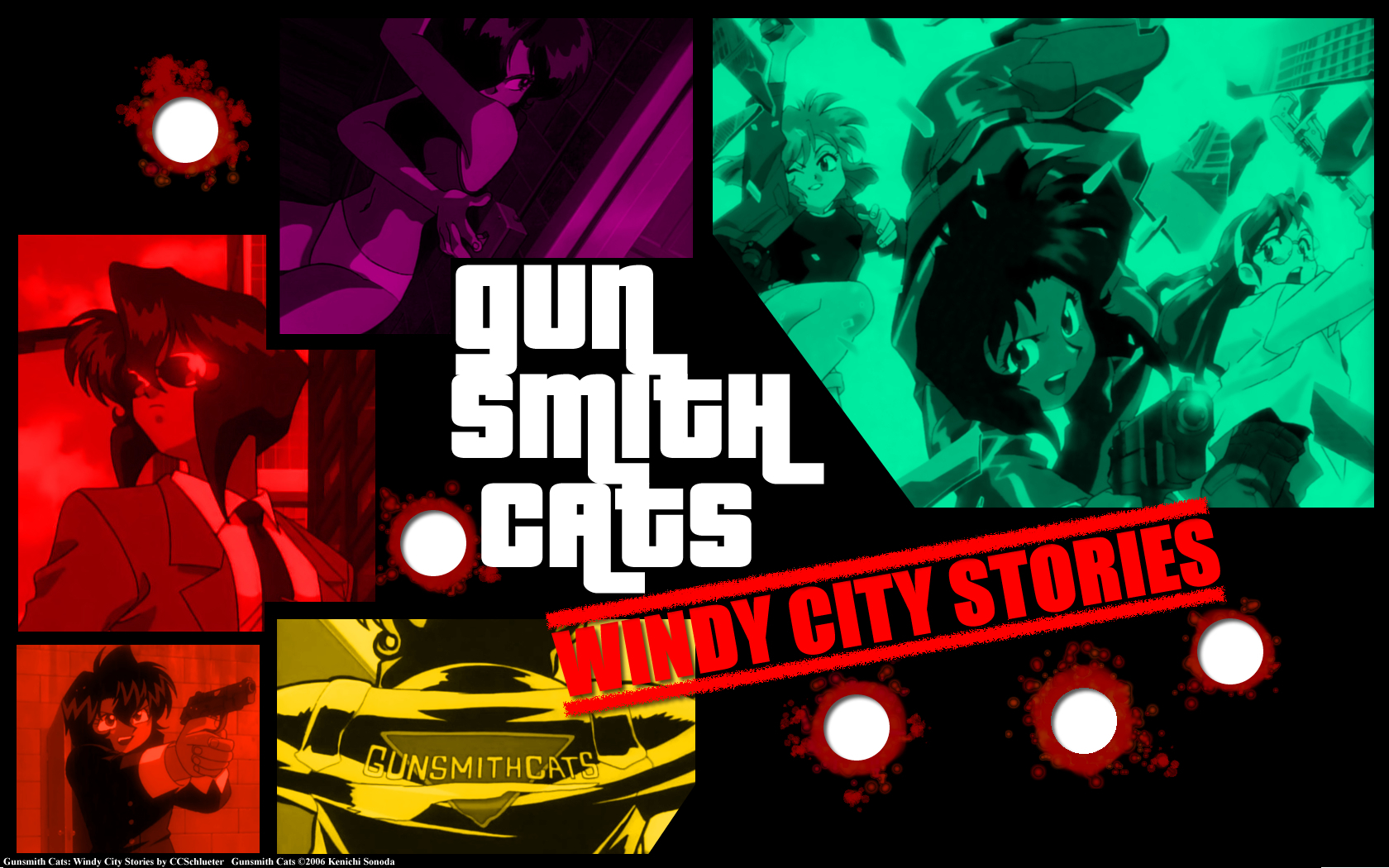 Anime Gunsmith Cats 1680x1050