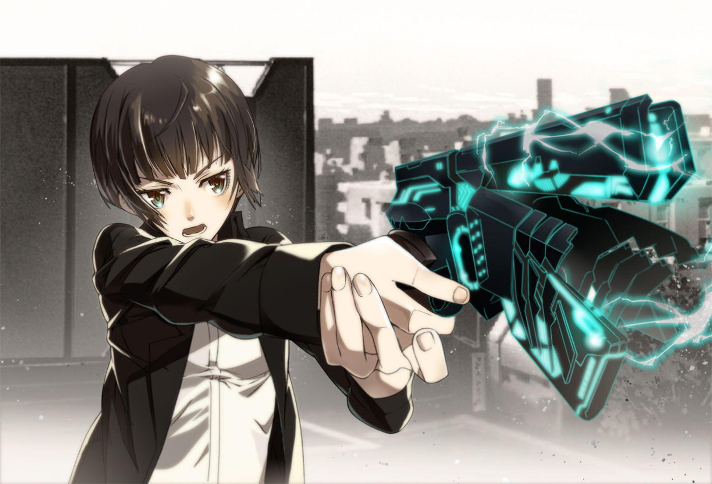 Akane Tsunemori Weapon Gun 1400x951