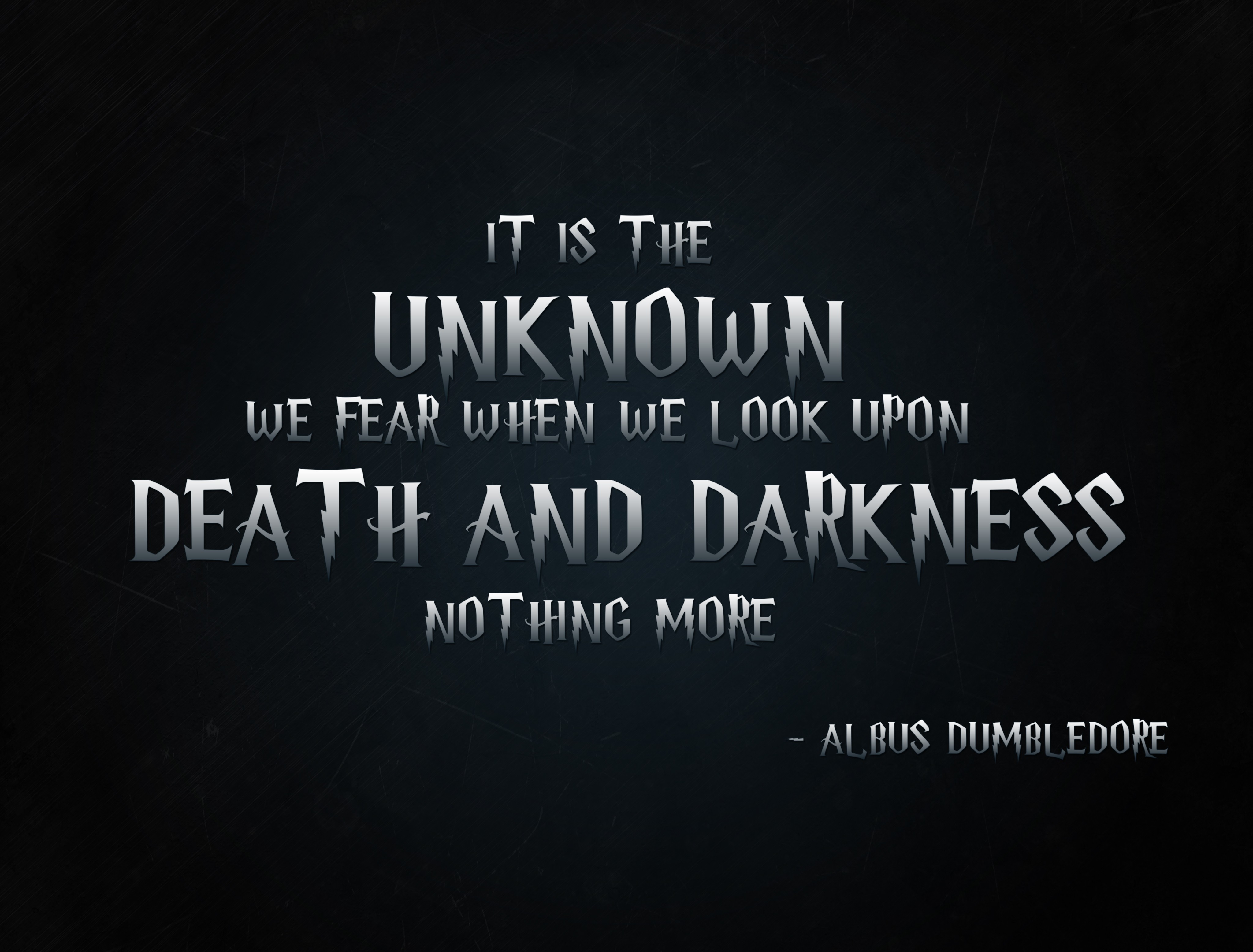 Albus Dumbledore Harry Potter Quote Harry Potter And The Half Blood Prince 4096x3112