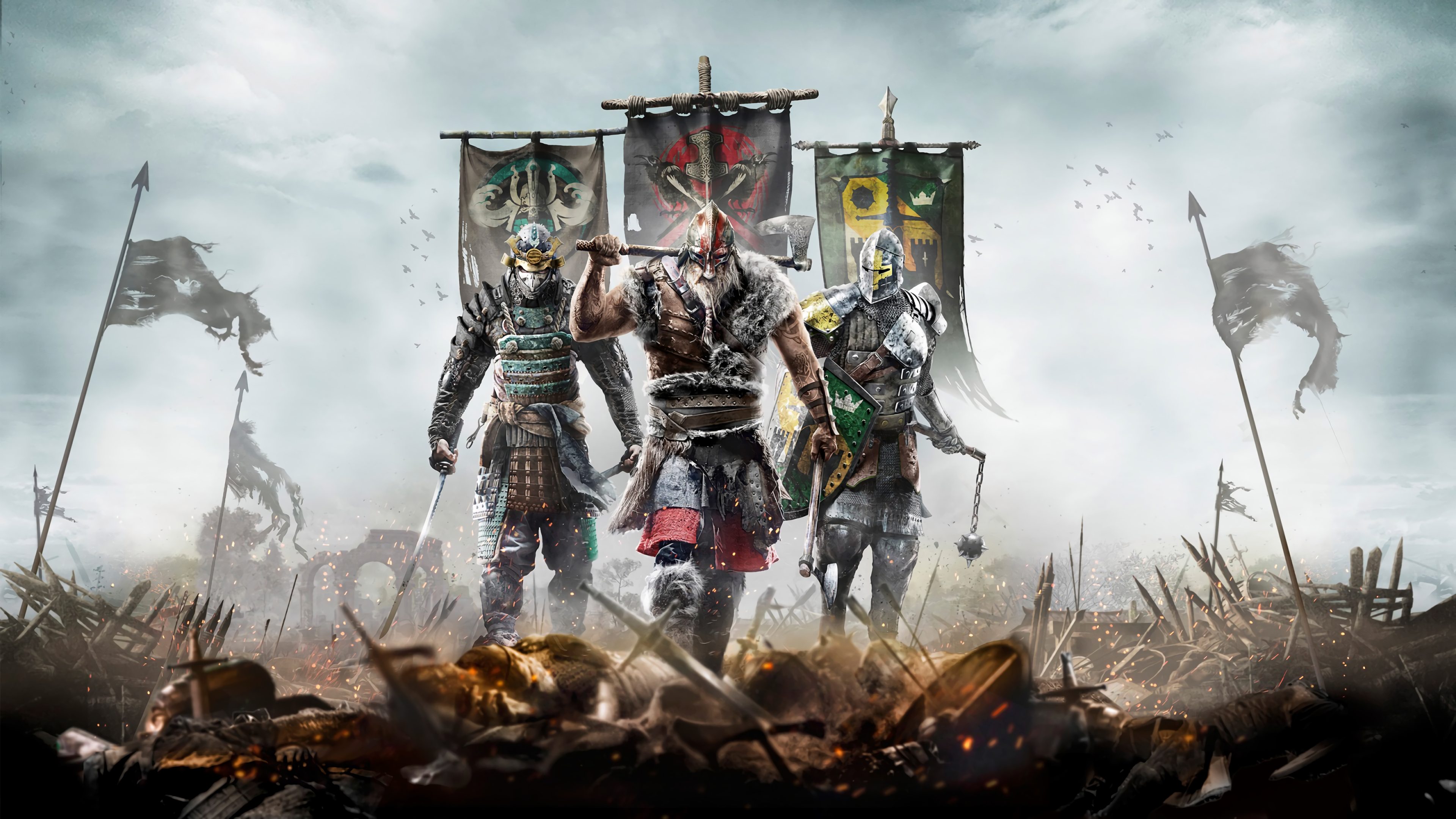 For Honor Video Games Warrior Video Game Warriors 3840x2160