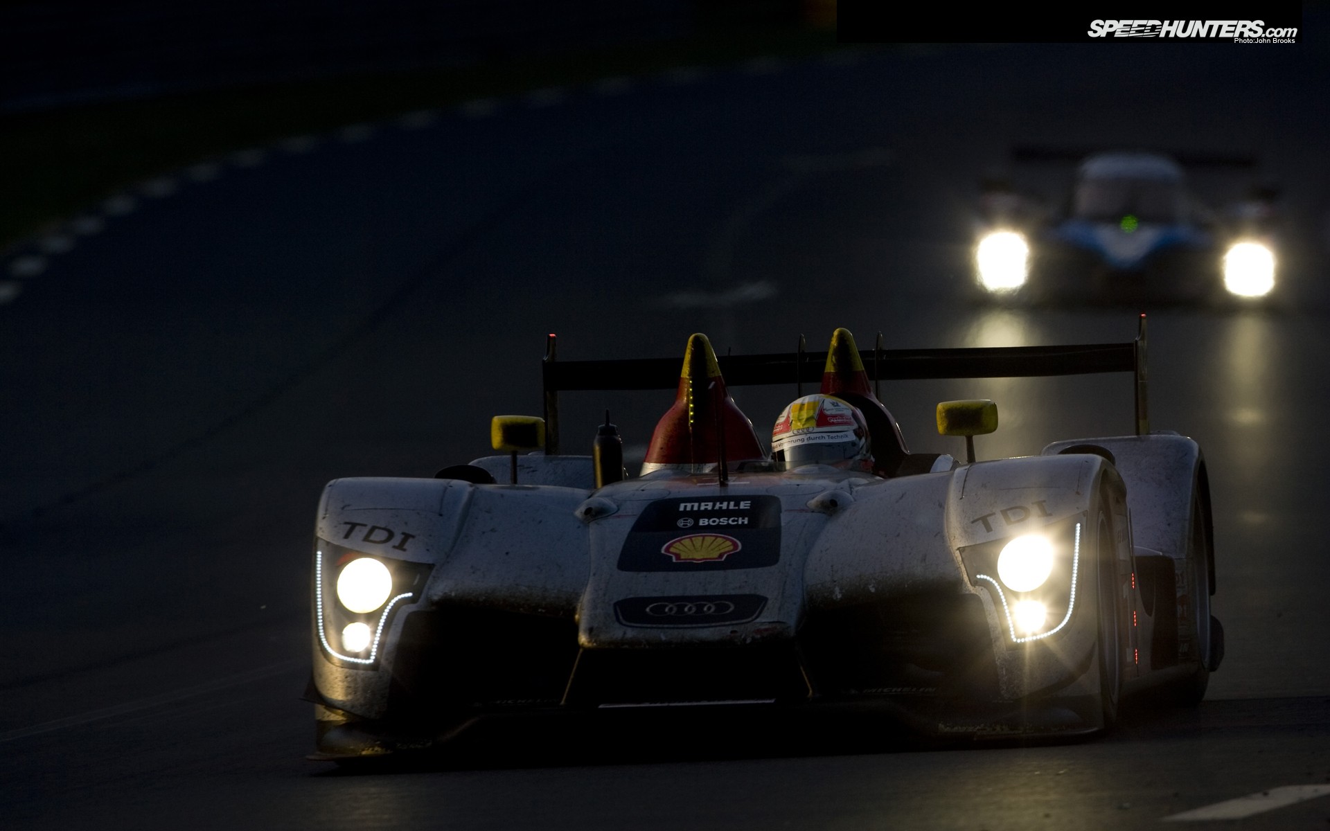 Le Mans LED Headlight Race Cars Dark Night Racing Vehicle Speedhunters 1920x1200