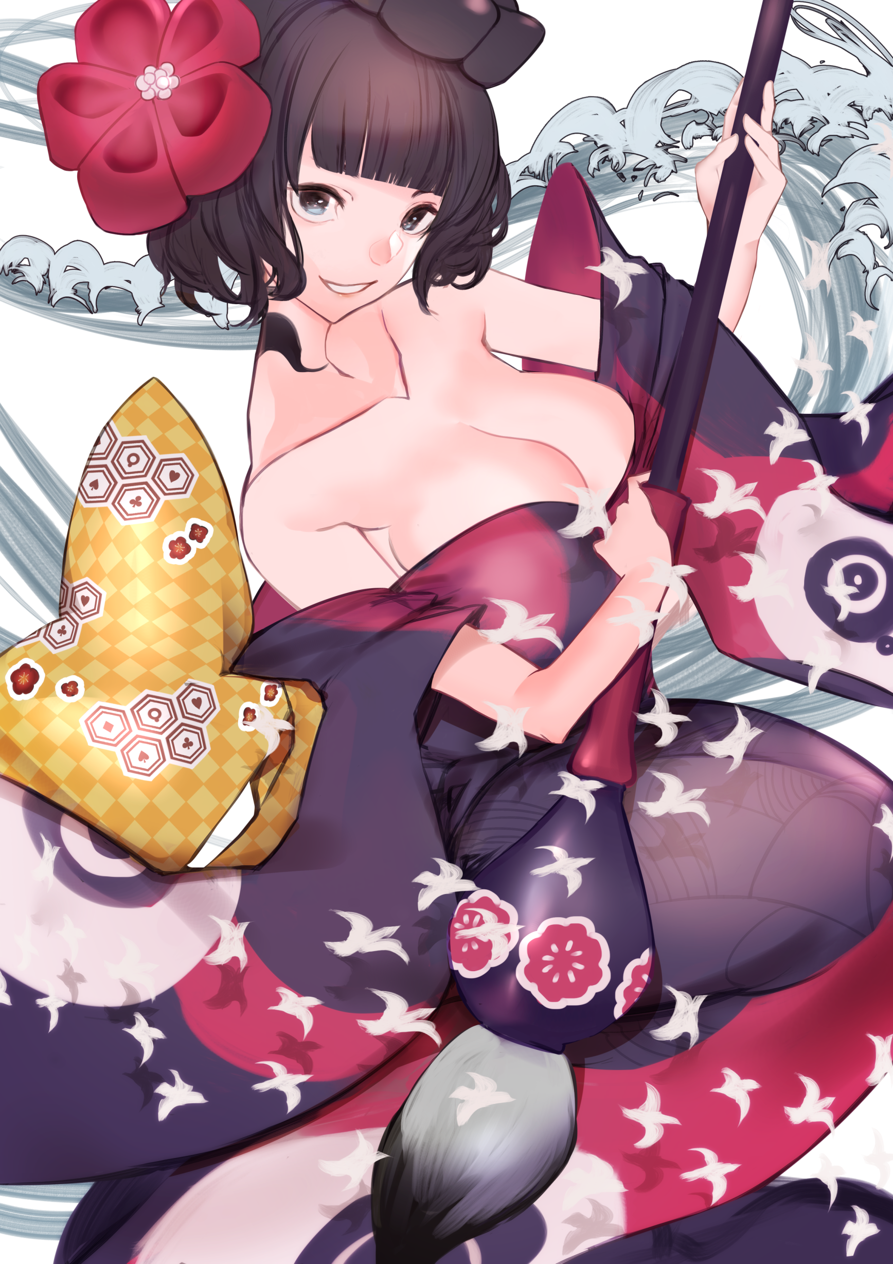 Anime Girls Anime Fate Grand Order Aonogura39 Katsushika Hokusai Fate Grand Order 1736x2456