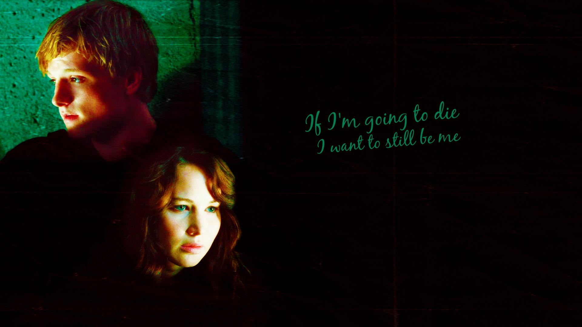 The Hunger Games Katniss Everdeen Jennifer Lawrence Peeta Mellark Josh Hutcherson 1920x1080