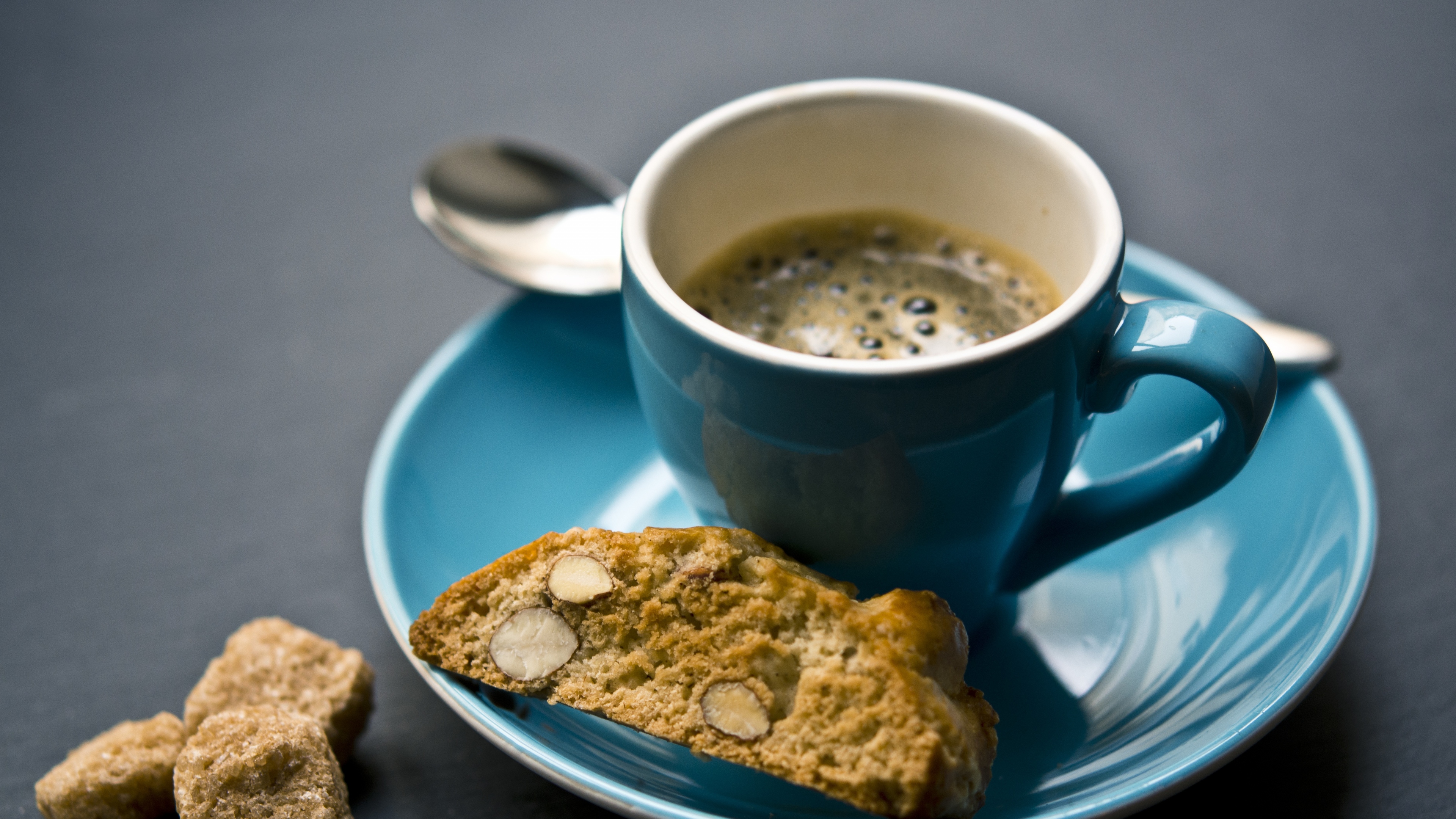 Coffee Biscuit Espresso Food 3840x2160