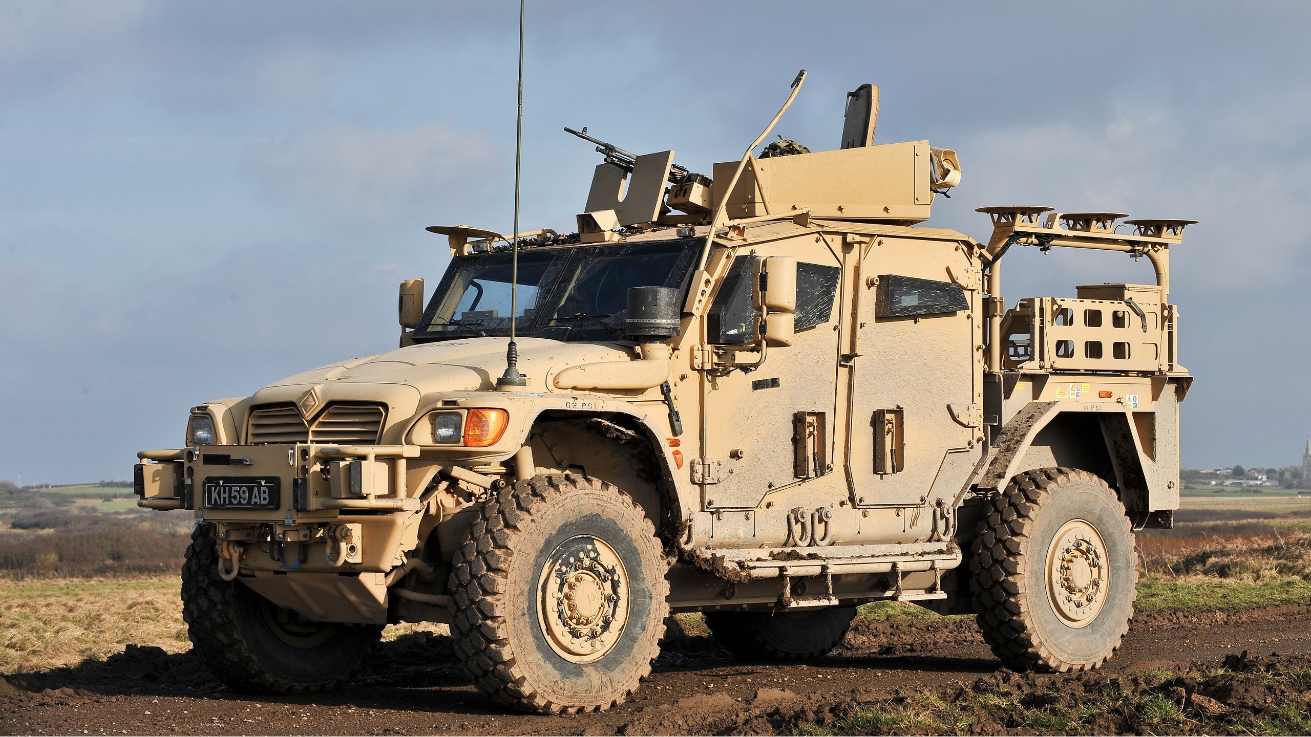 Military MRAP United States Army 2560x1440