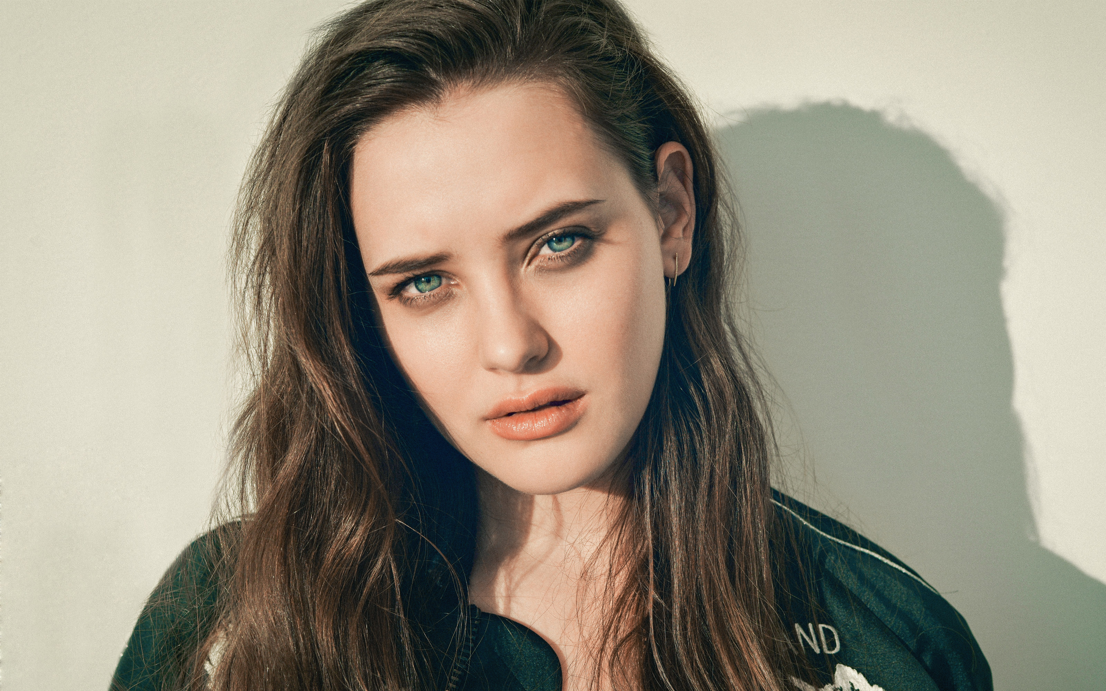 Katherine Langford Brunette Actress Blue Eyes Face Australian 3840x2400