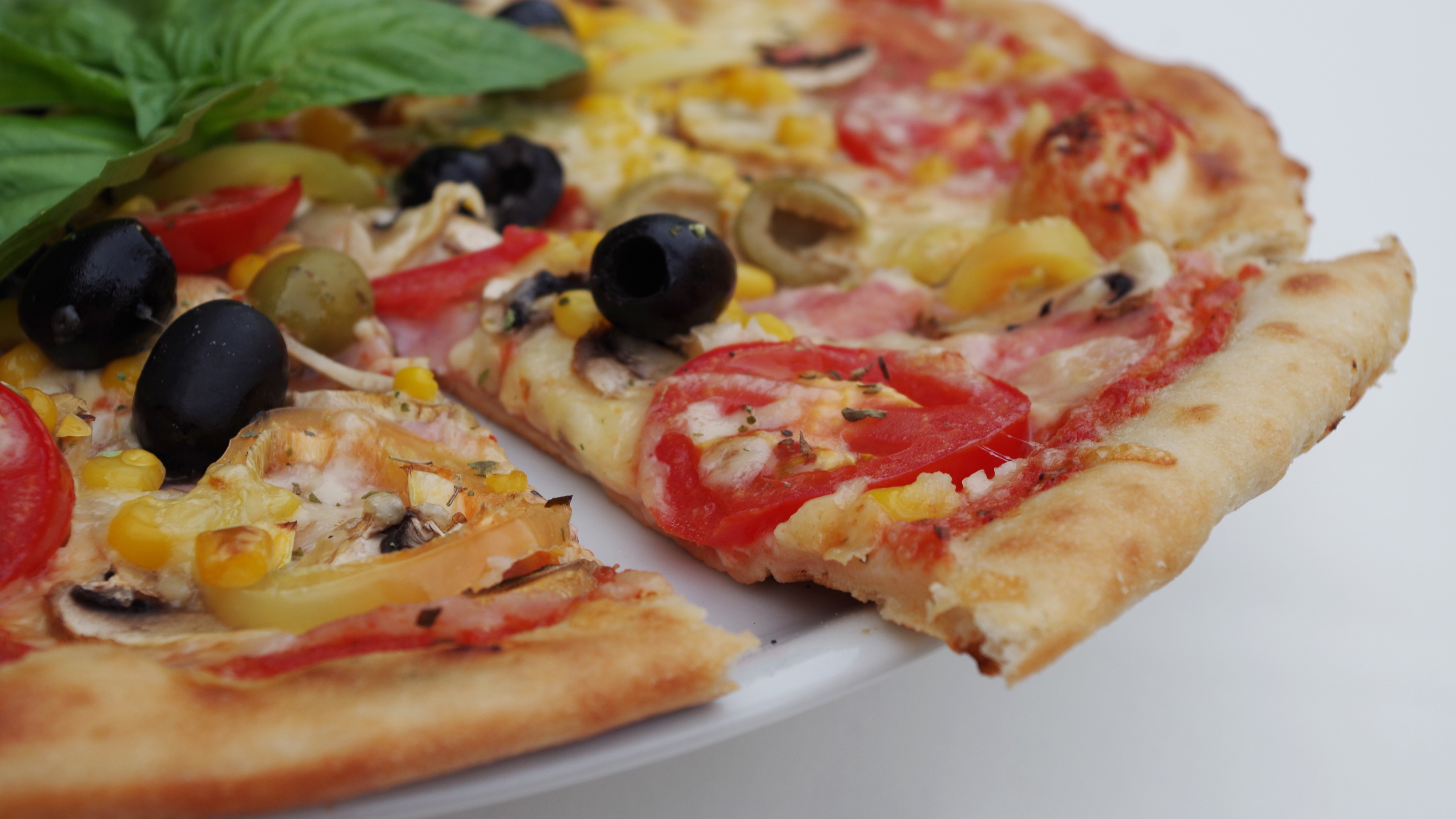 Pizza Food Olives 3840x2160
