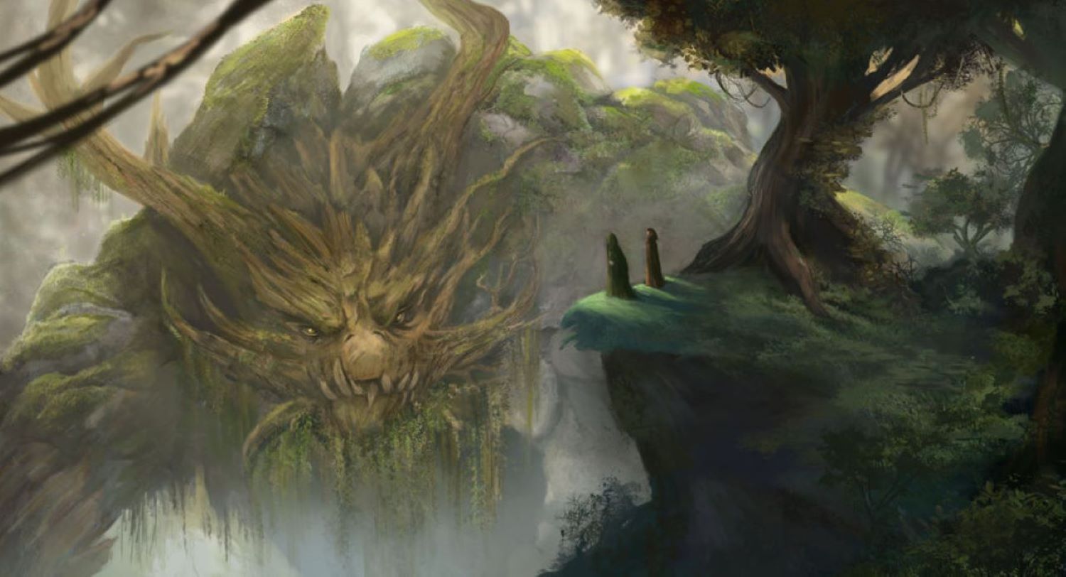 Creature Fantasy Art Forest Titan Destiny 1500x812