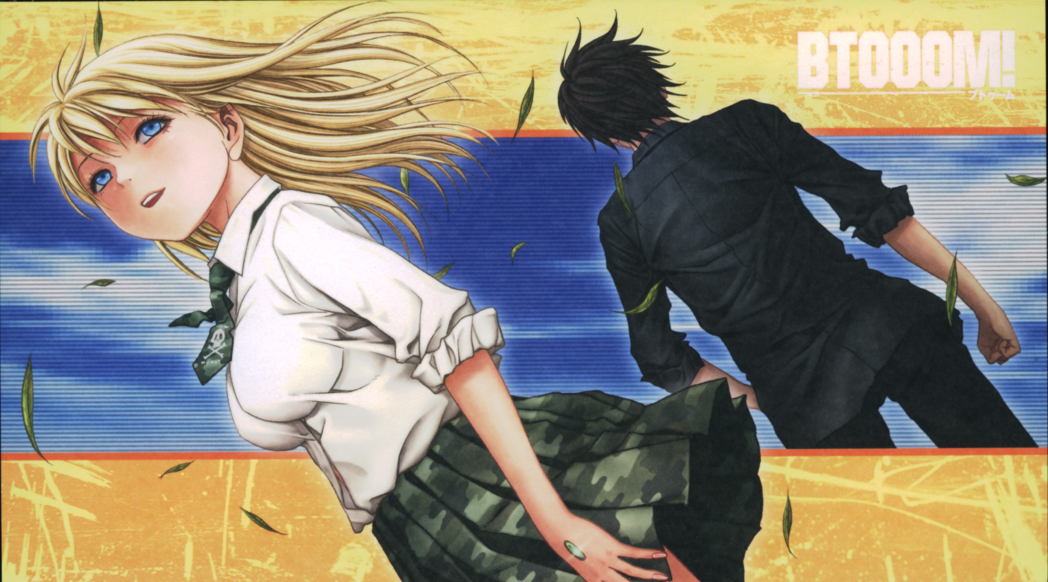 Btooom Ry Ta Sakamoto Himiko Btooom 4016x2232