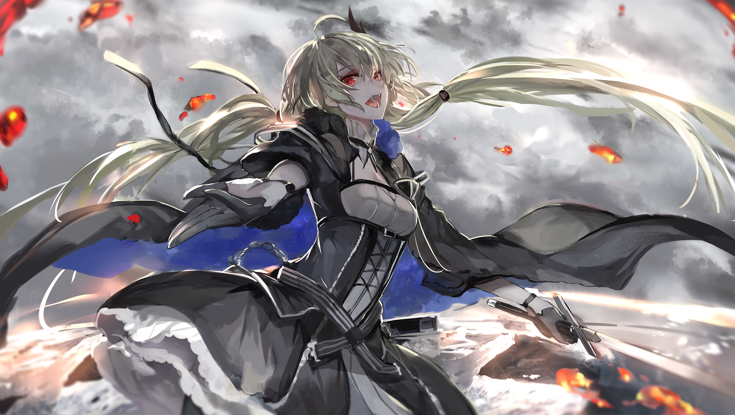 Pixiv Fantasia Fallen Kings Armeechef Saberiii 2500x1412