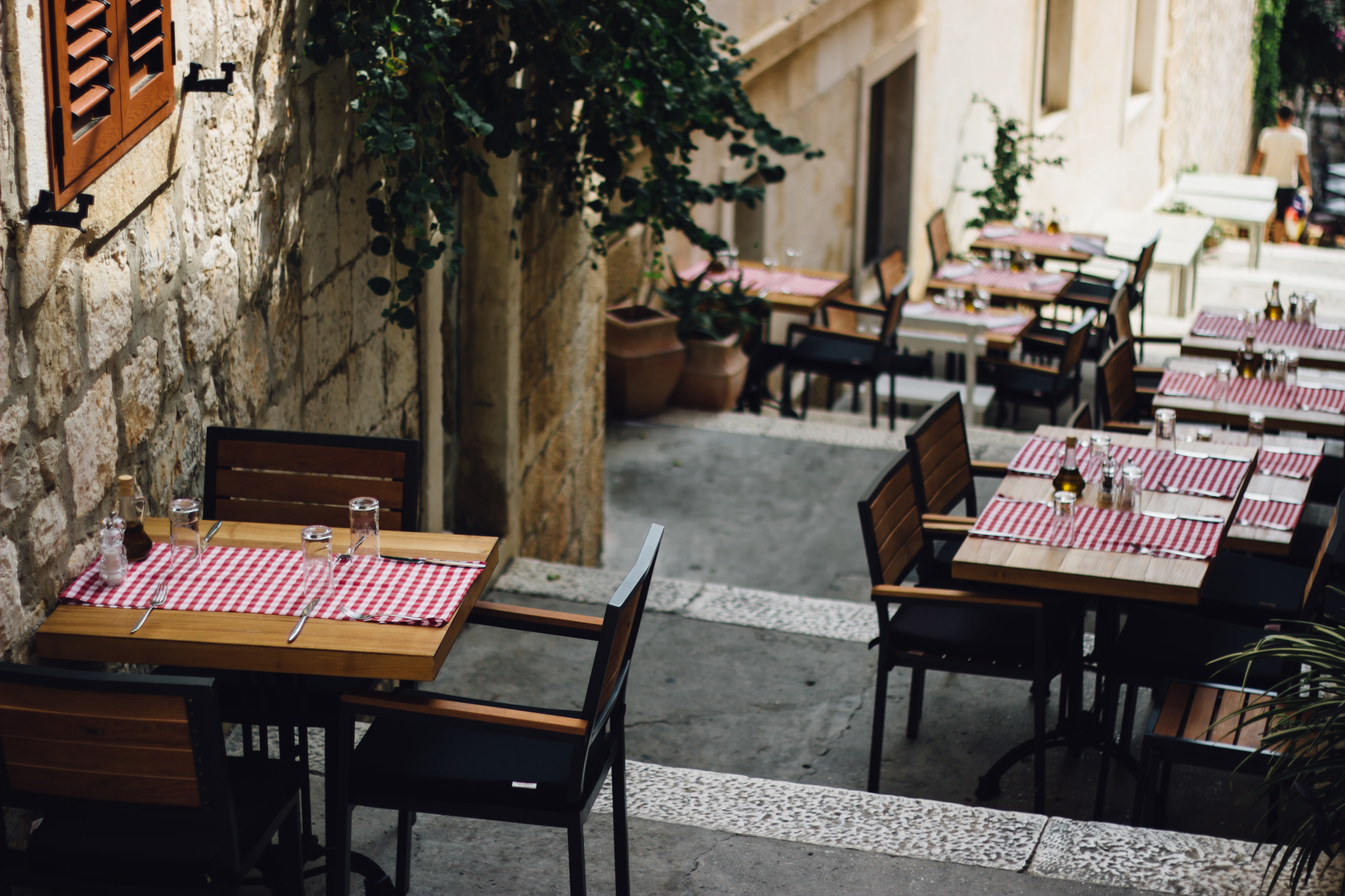 Chair Table Croatia Urban Tourism Dubrovnik 5184x3456