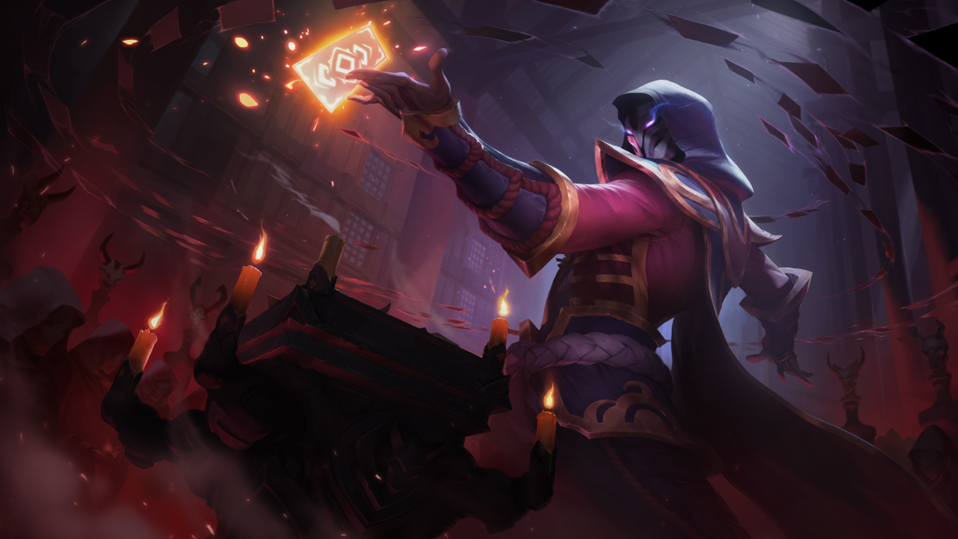 Summoners Rift Twisted Fate Fantasy Art Candles 1920x1080