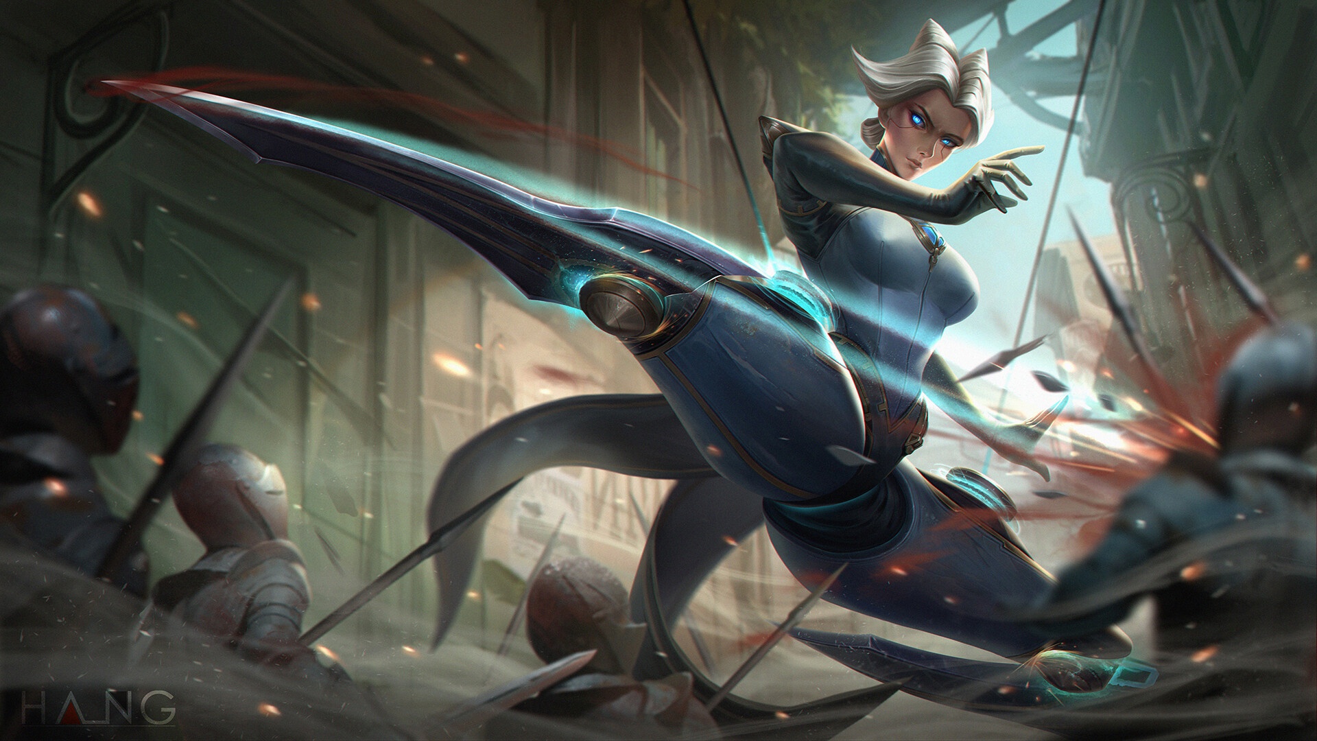 PC Gaming Fantasy Girl League Of Legends Camille League Of Legends 1920x1080