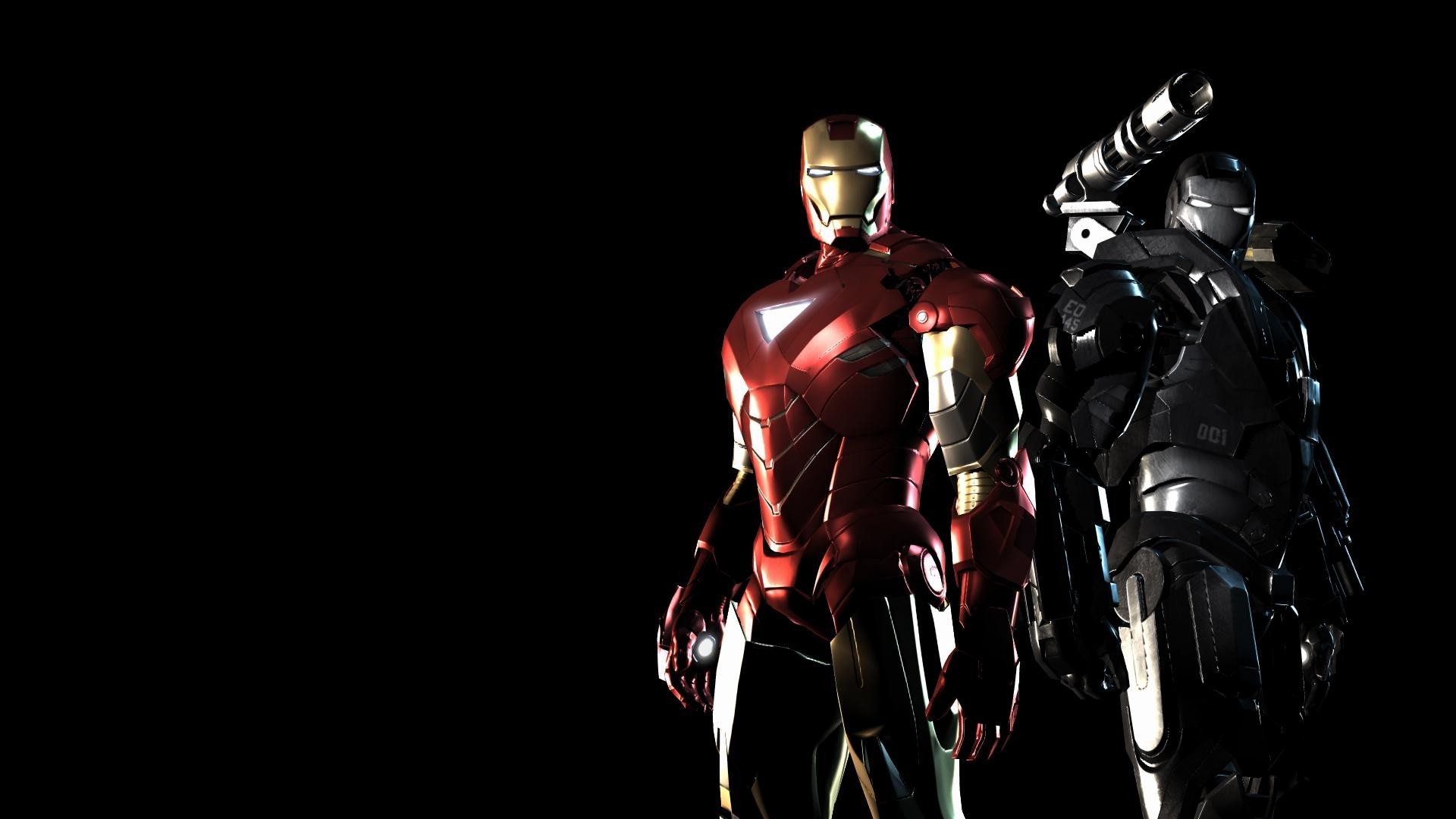 Iron Man Iron Patriot Iron Man 2 Marvel Cinematic Universe Movies 1920x1080