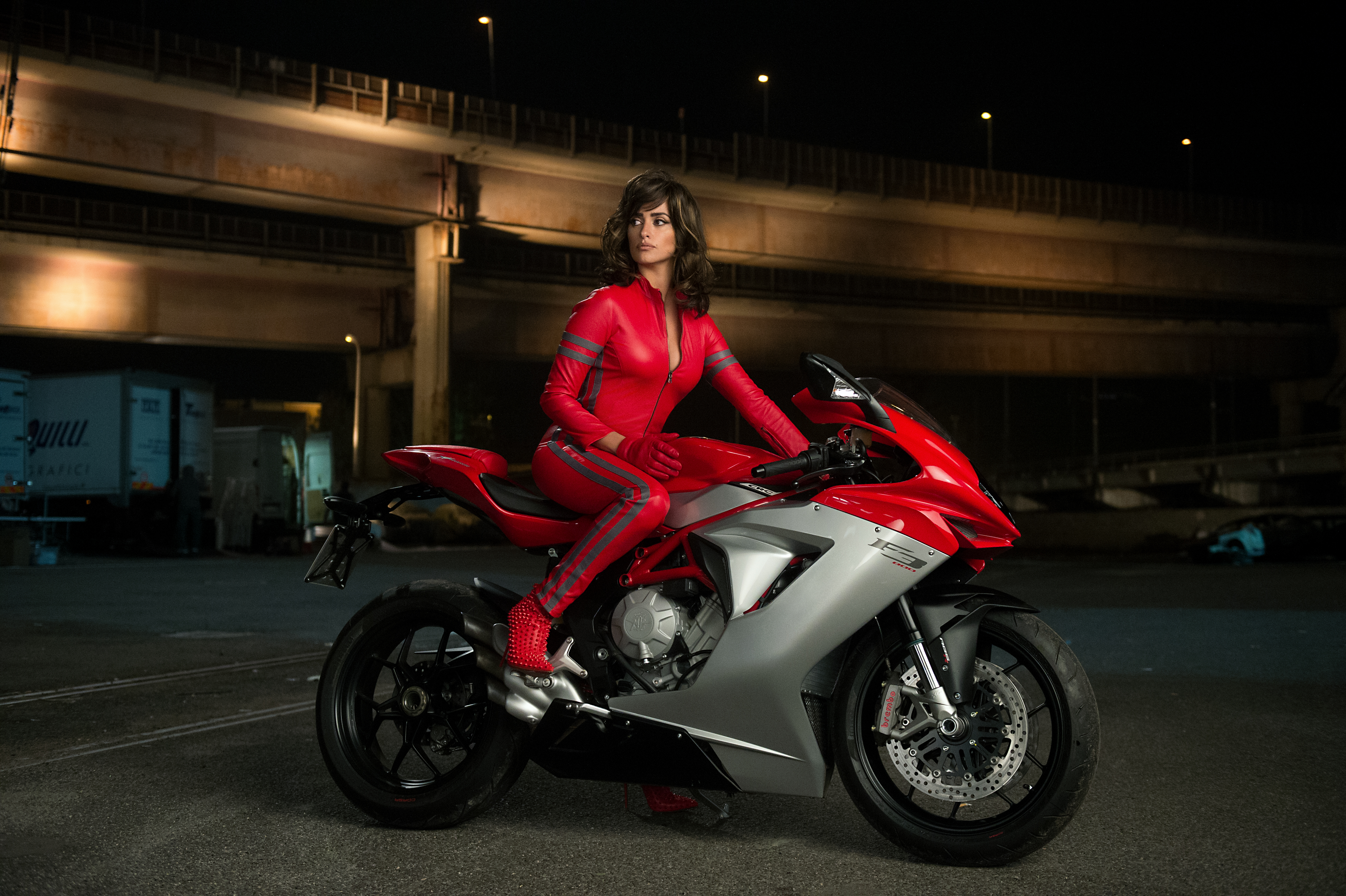 Valentina Valencia Penelope Cruz MV Agusta F3 800 Motorcycle 4928x3280