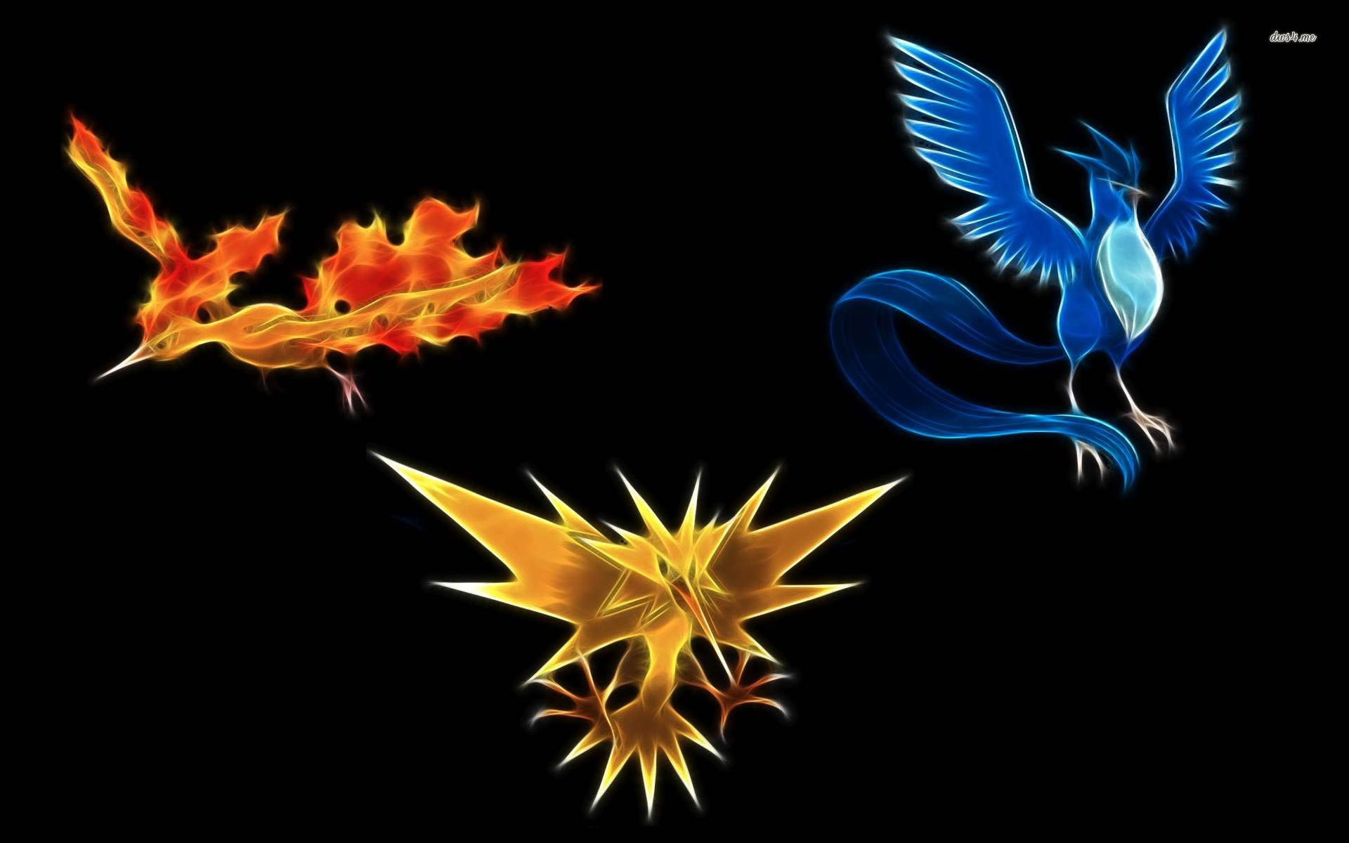 Articuno Zapdos Moltres Pokemon Video Games 1920x1200