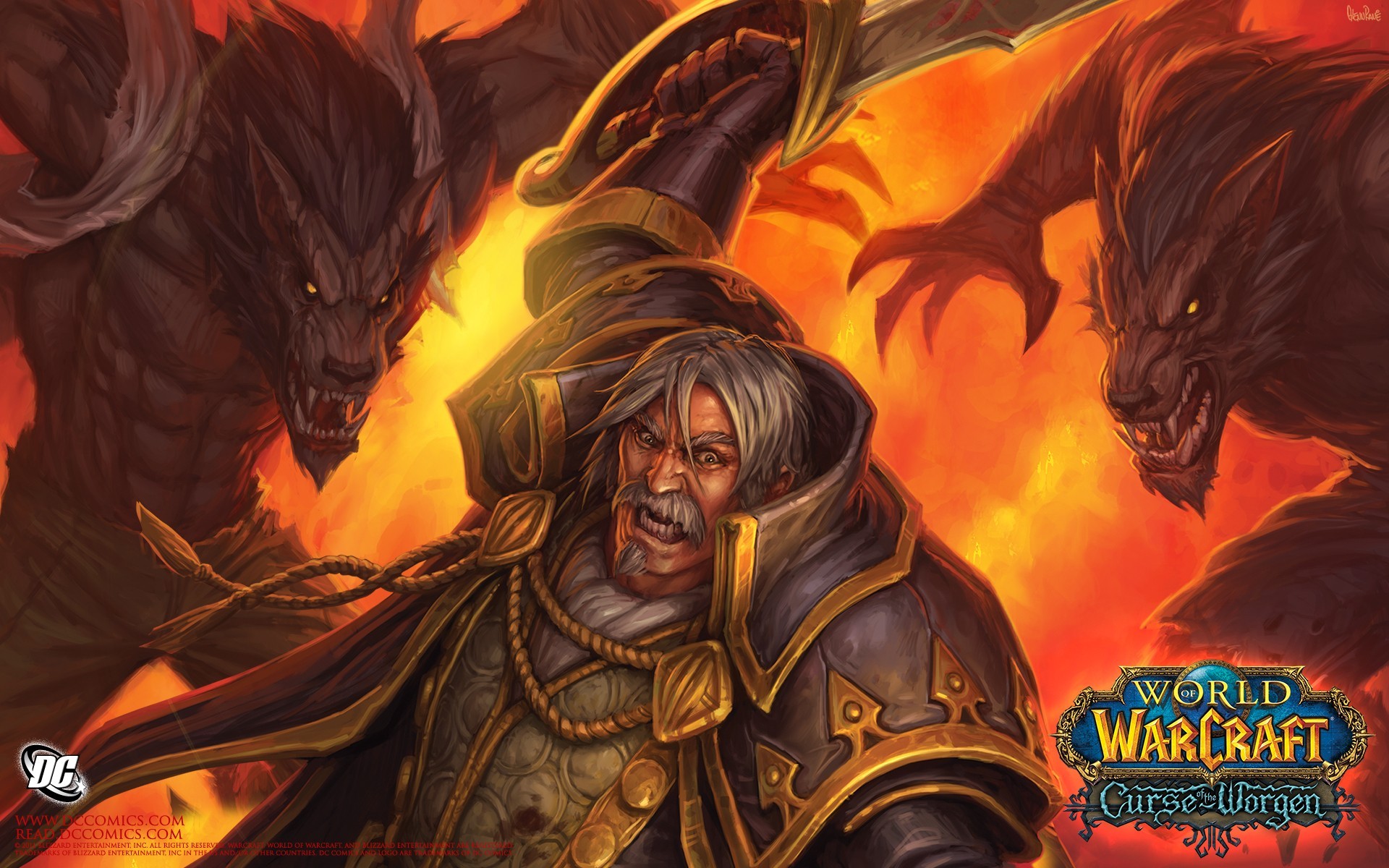 World Of Warcraft Genn Greymane Worgen 1920x1200