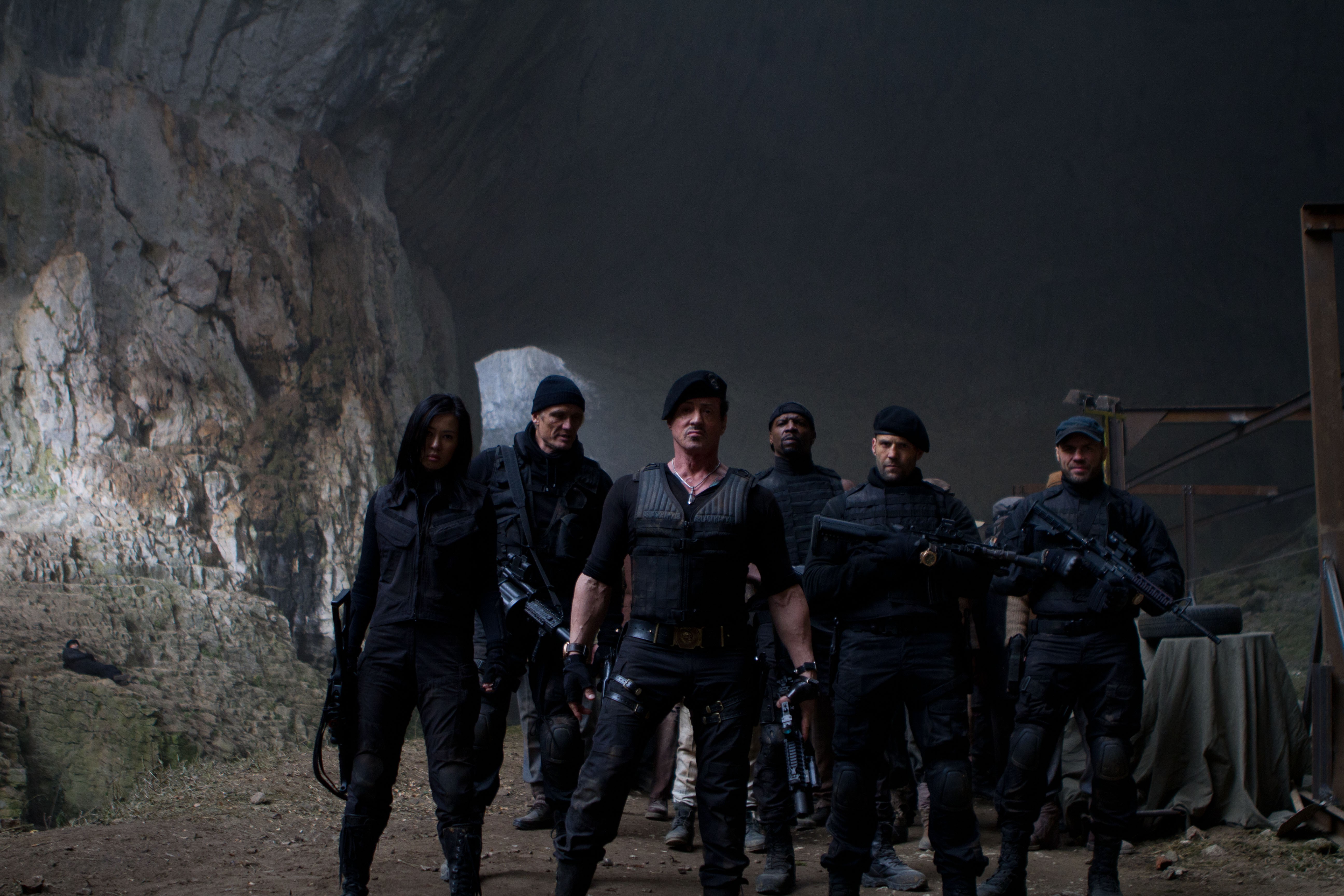 The Expendables 2 Barney Ross Sylvester Stallone Gunnar Jensen Dolph Lundgren Hale Caesar Terry Crew 5184x3456