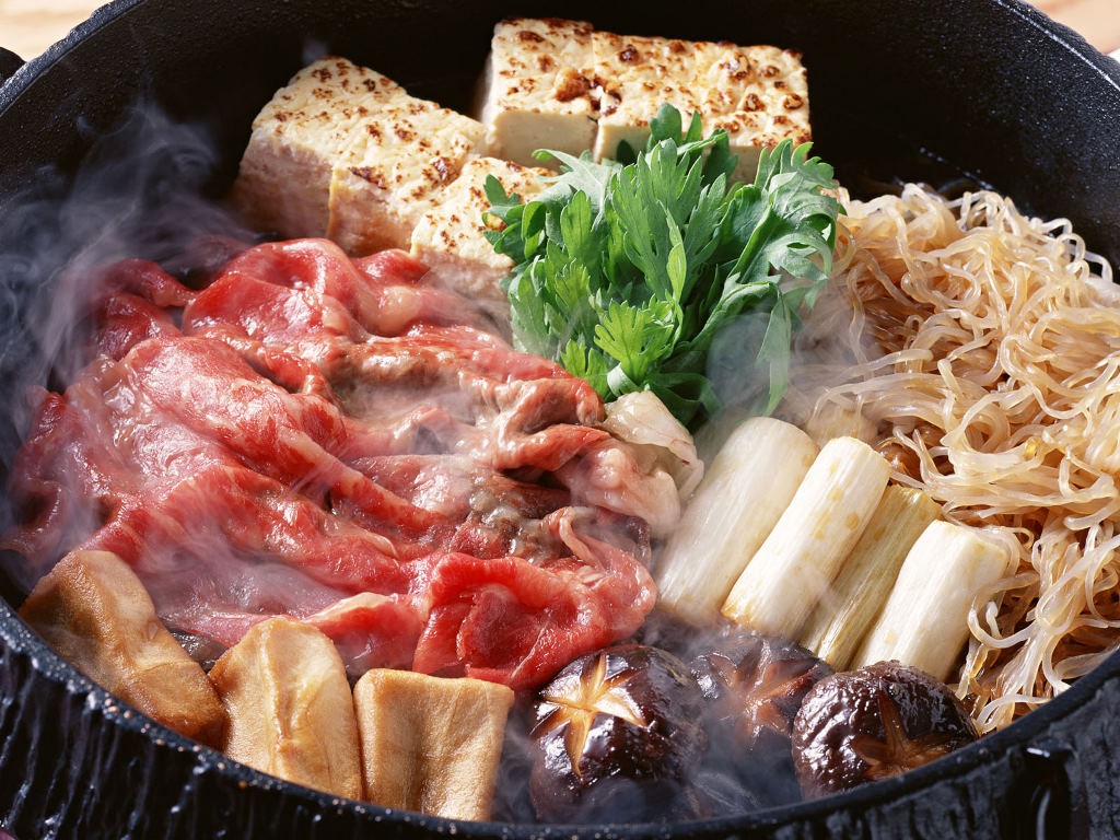 Meat Tofu Noodles Parsley Food 1024x768