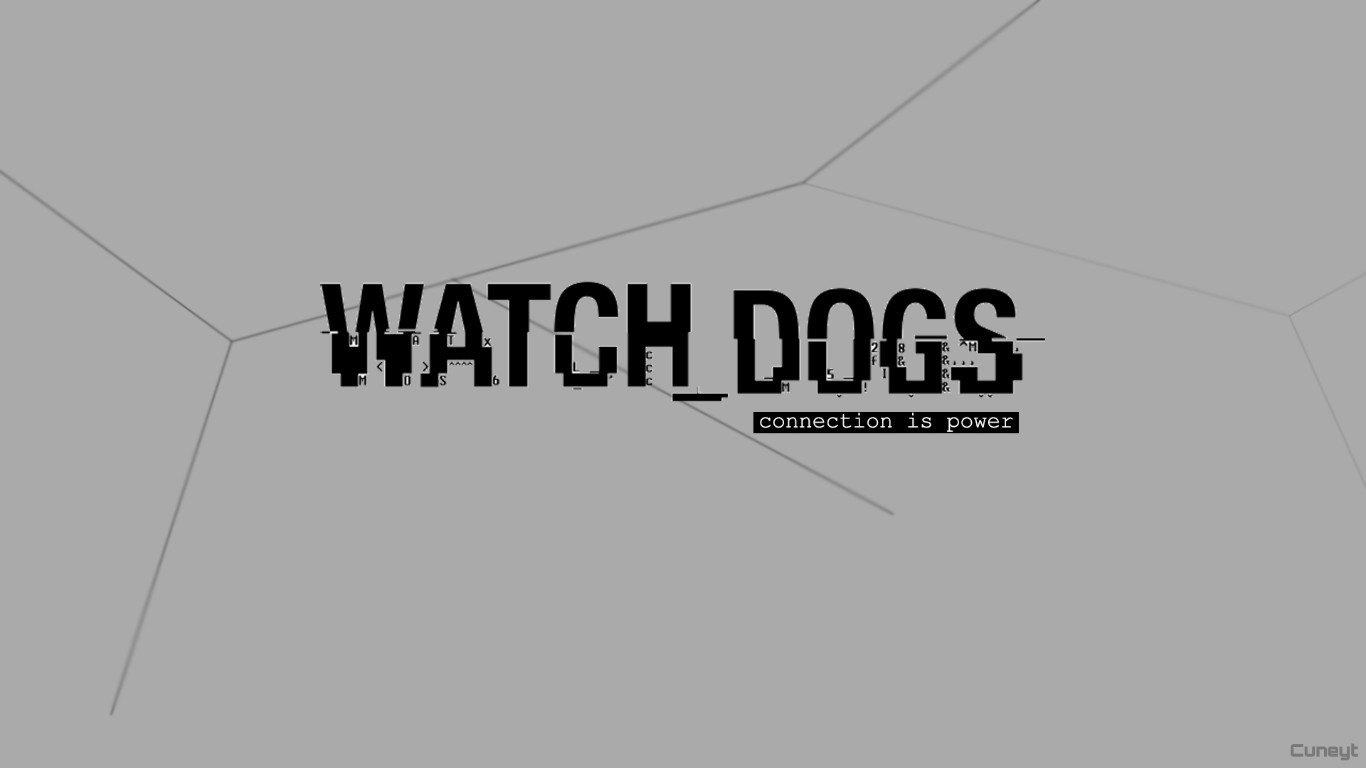 Video Games Watch Dogs Video Game Art Simple Background 1366x768