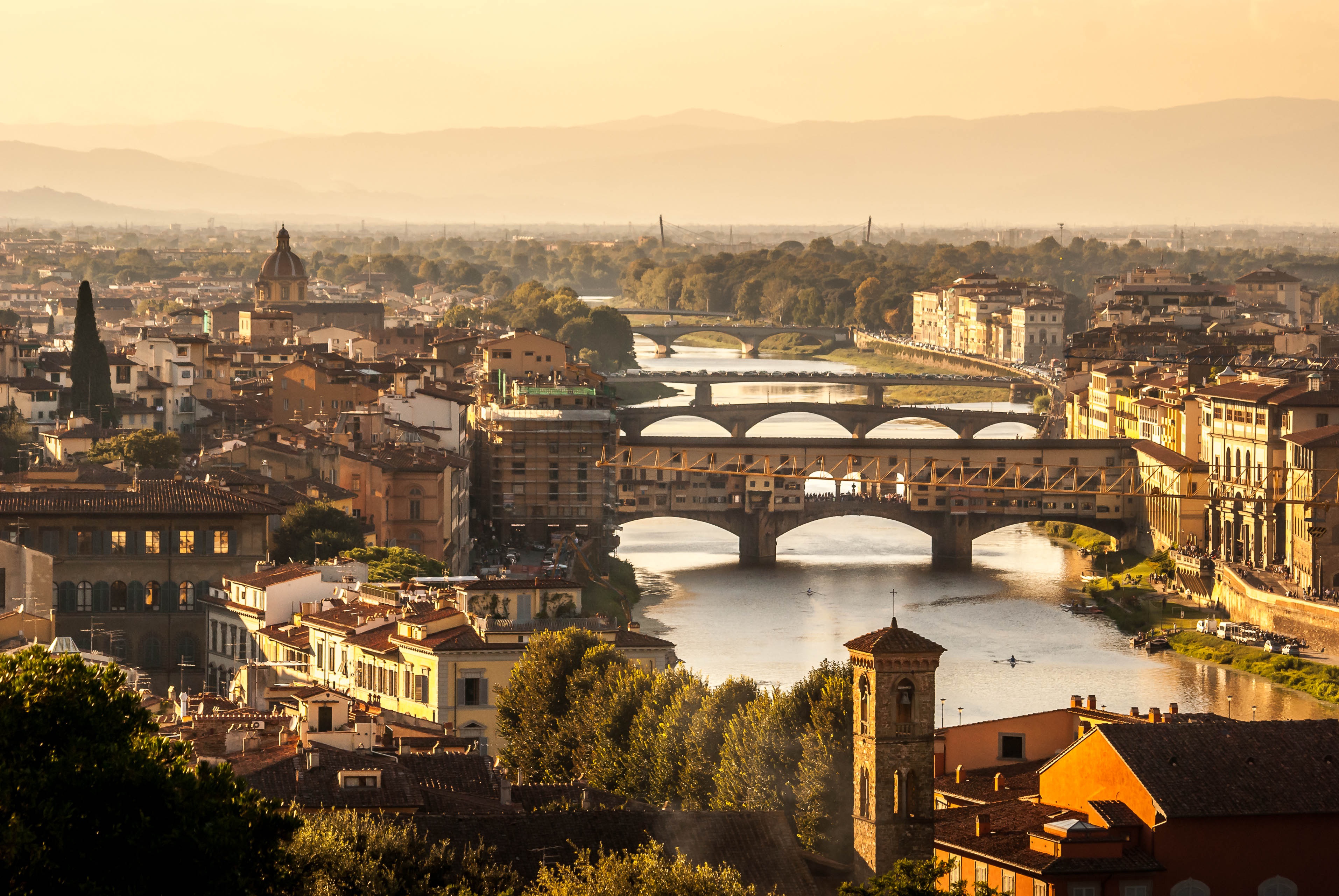 Italy City Firenze Florence Cityscape 3827x2562