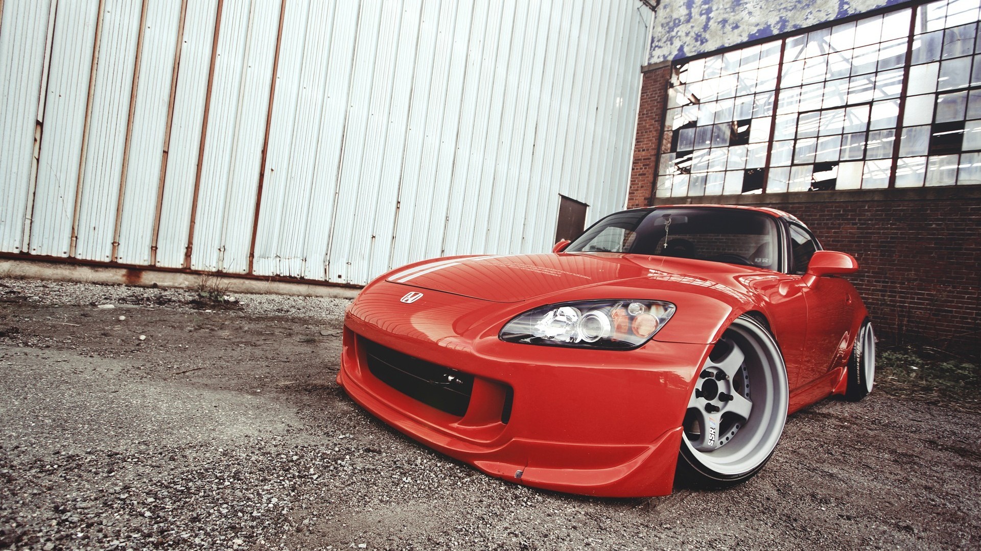 Honda S2000 Stance Car Red Cars Vehicle Car Red Cars 1920x1080