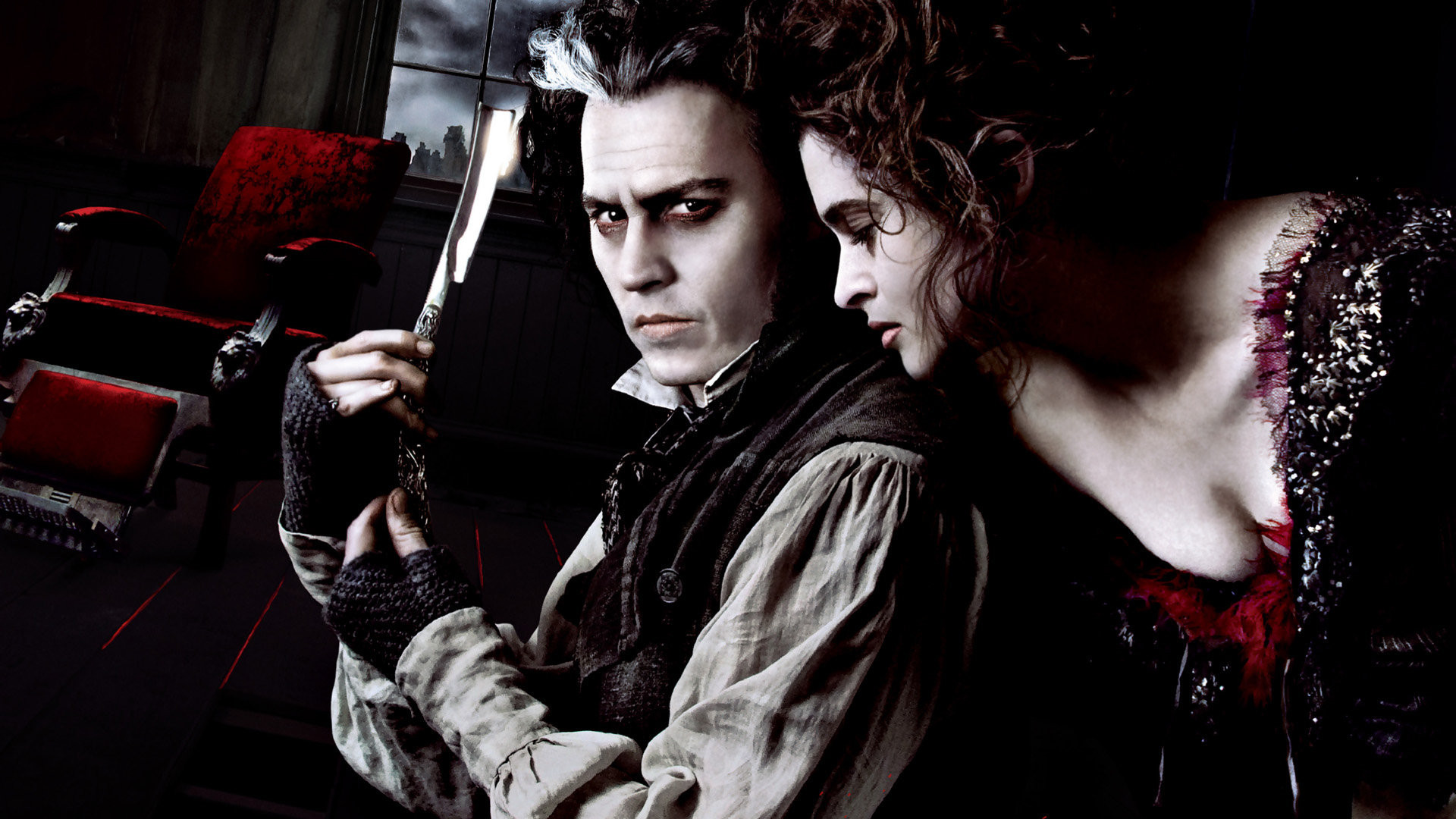 Johnny Depp Helena Bonham Carter 1920x1080