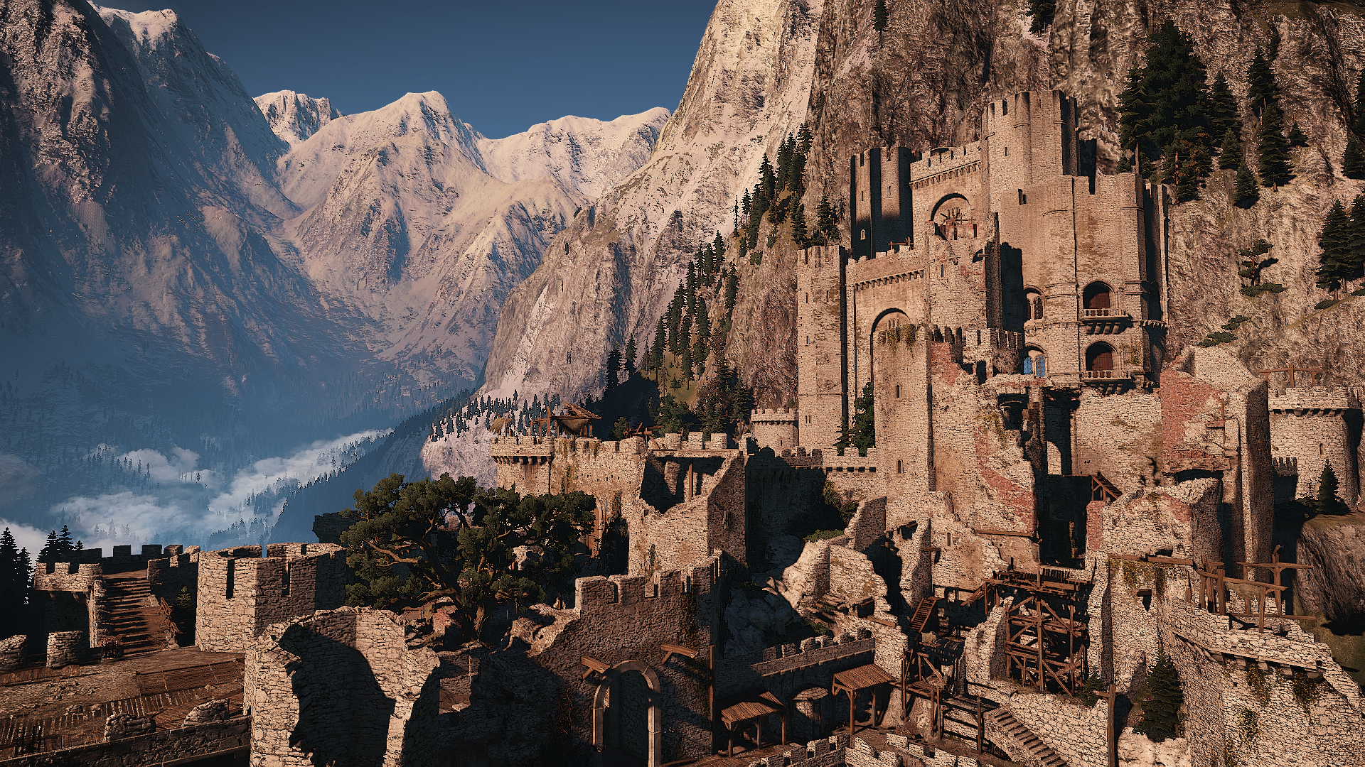 The Witcher 3 Wild Hunt The Witcher Kaer Morhen 1920x1080