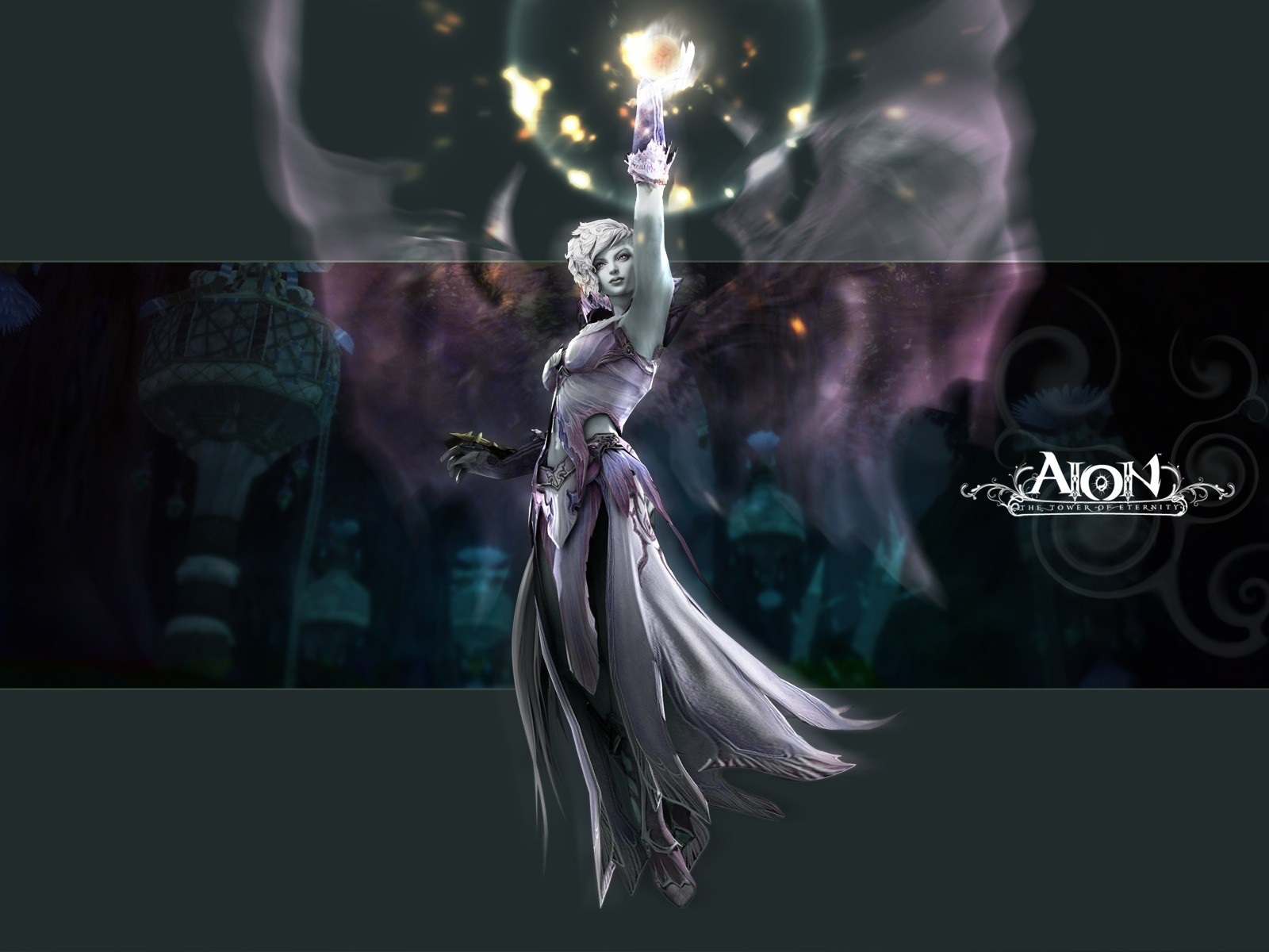 Aion Online Sorcerer Asmodian 1600x1200