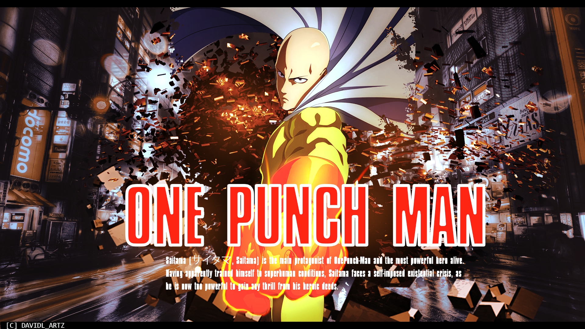 Saitama One Punch Man 1920x1080
