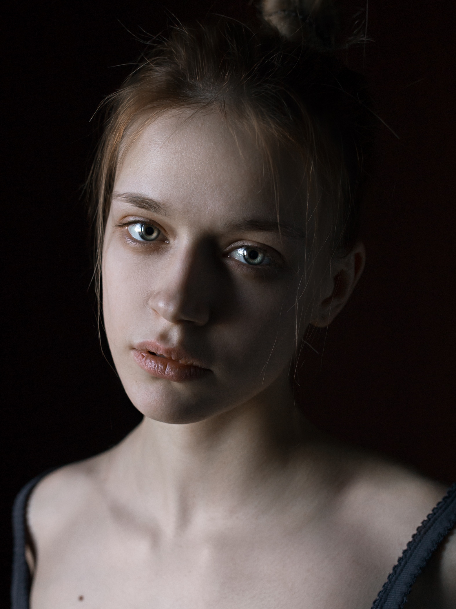 Women Model Face Portrait Green Eyes Looking At Viewer Ilya Baranov 1574x2100