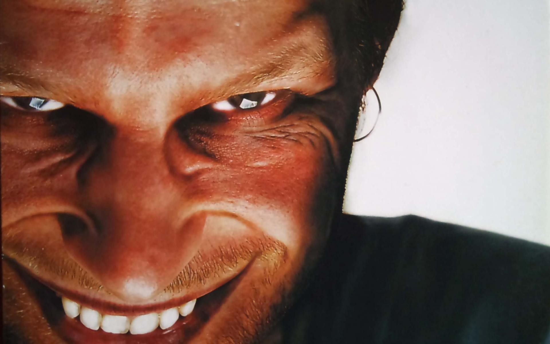 Aphex Twin Smirk Face Music Men Closeup Teeth Brown Eyes 1920x1200