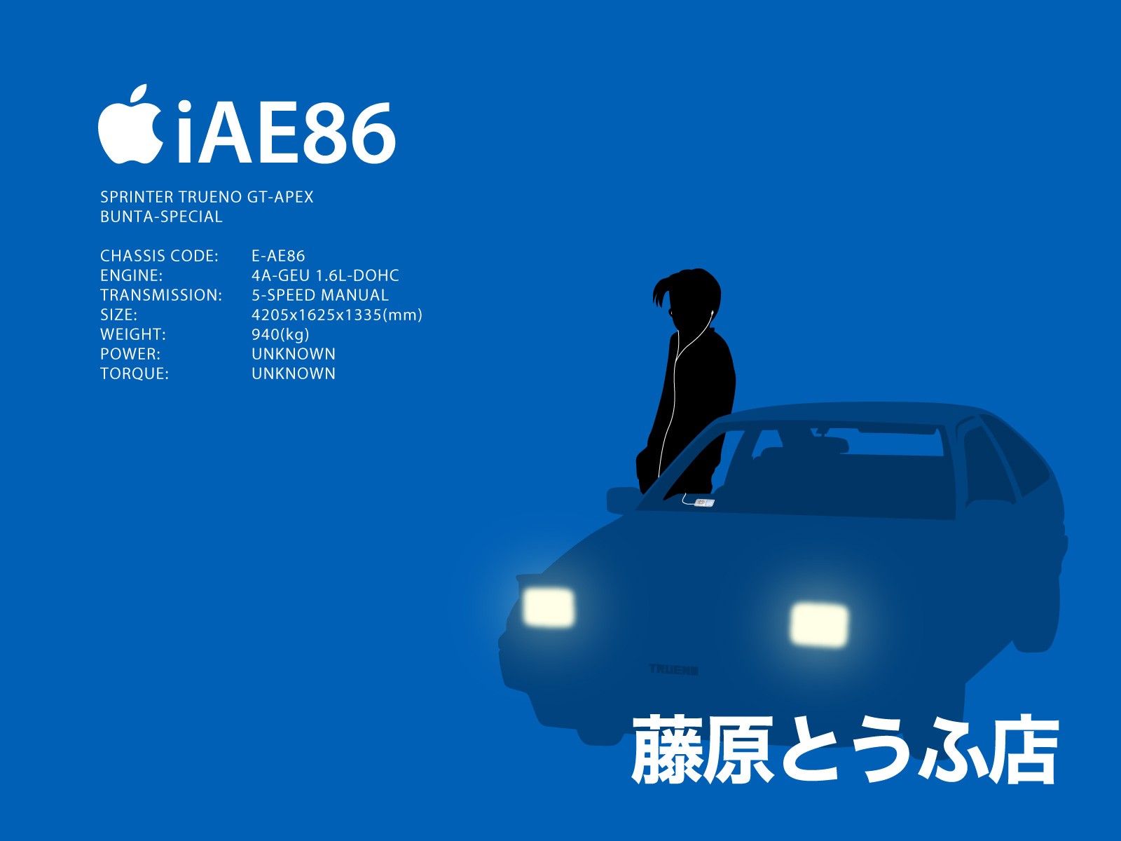 Initial D Simple Background Ipod Wallpaper - Resolution:1600x1200 -  ID:285994 