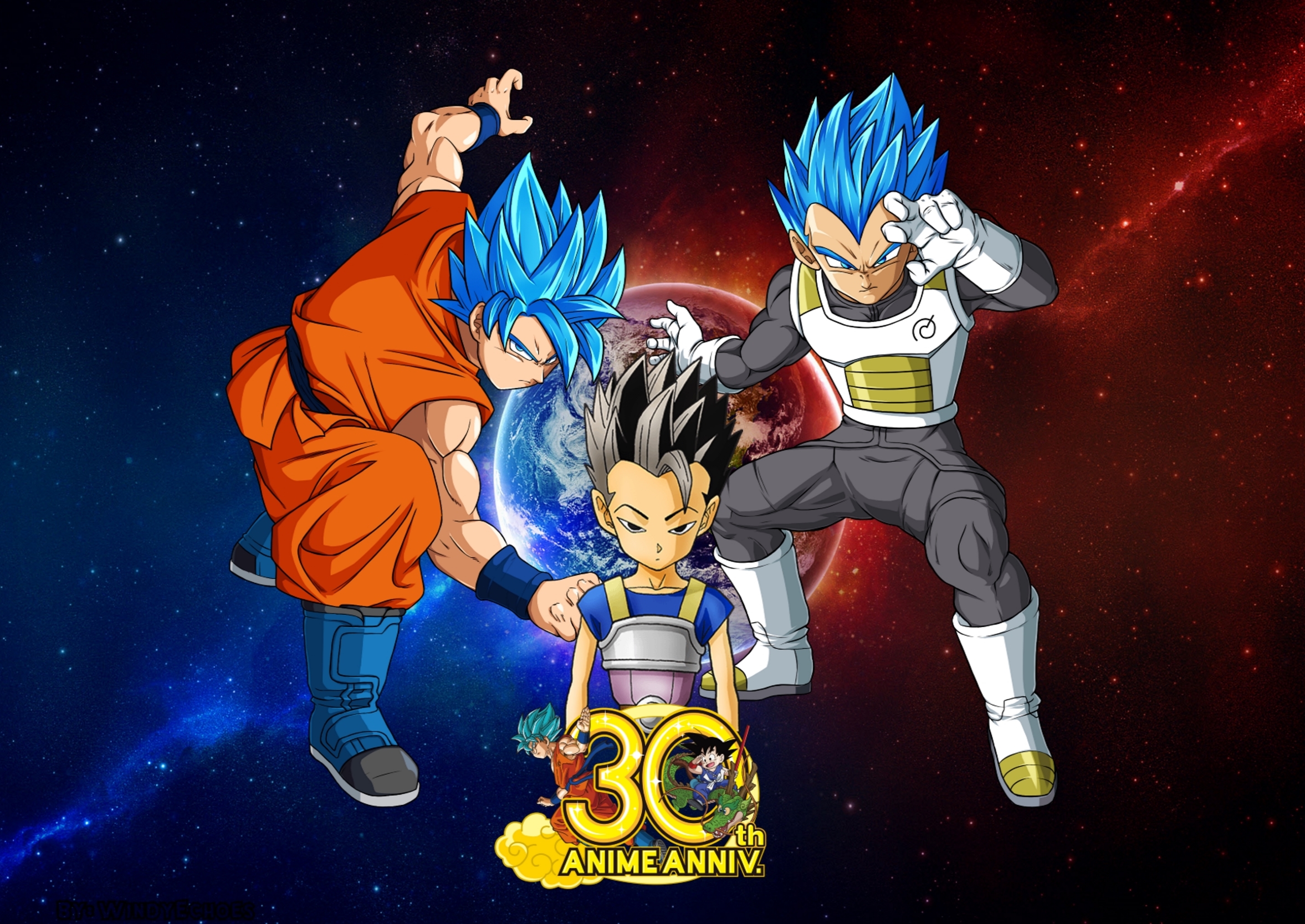 Goku Vegeta Dragon Ball SSGSS Goku SSGSS Vegeta Kyabe Dragon Ball Dragon Ball Super 2355x1668