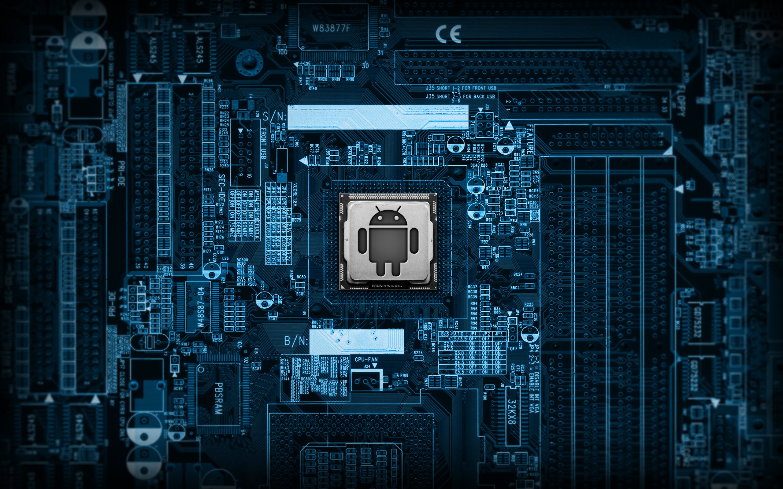 Circuits Motherboards Android Marshmallow 2560x1600
