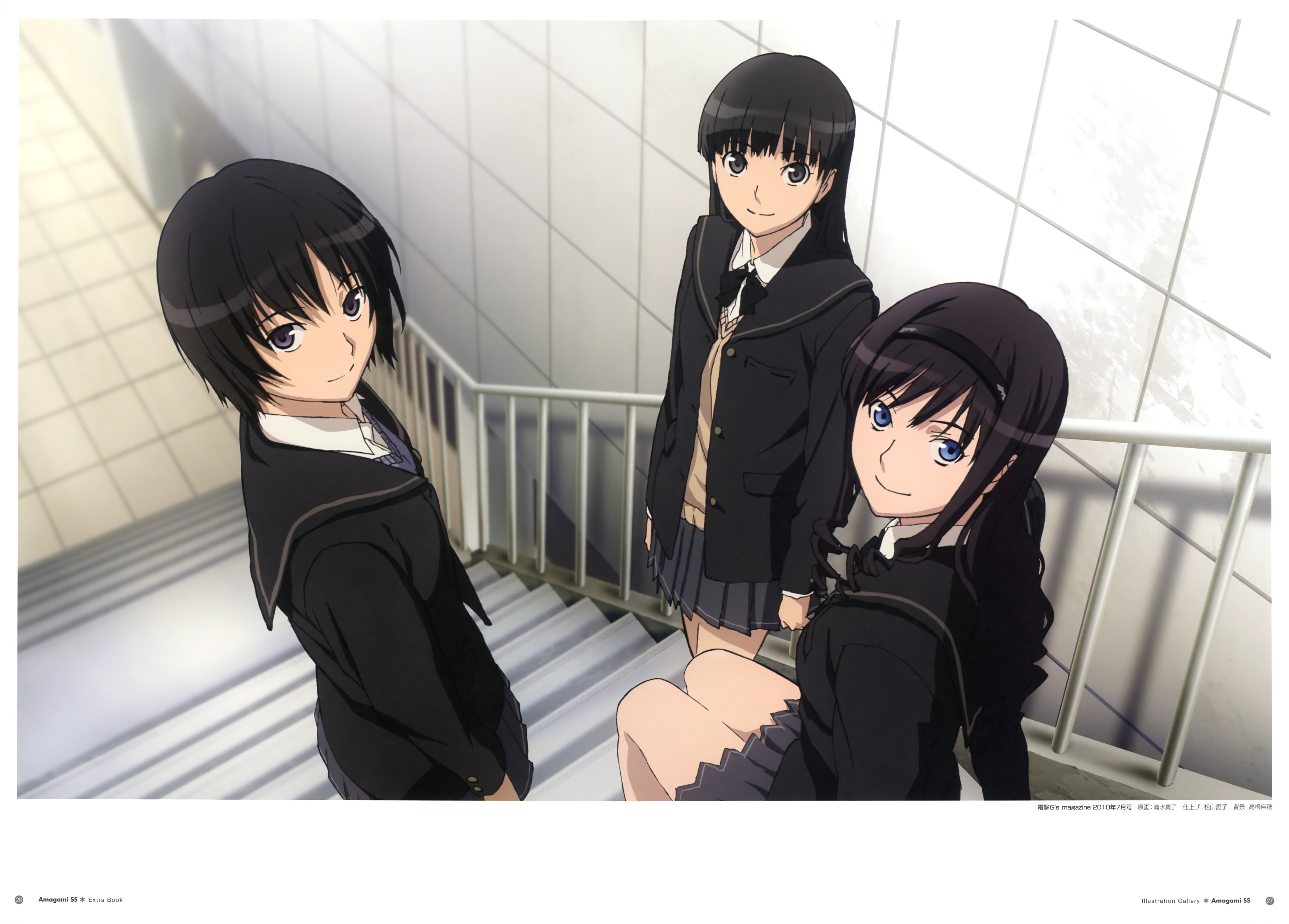 Amagami SS Anime Girls Nanasaki Ai Ayatsuji Tsukasa 5866x4207