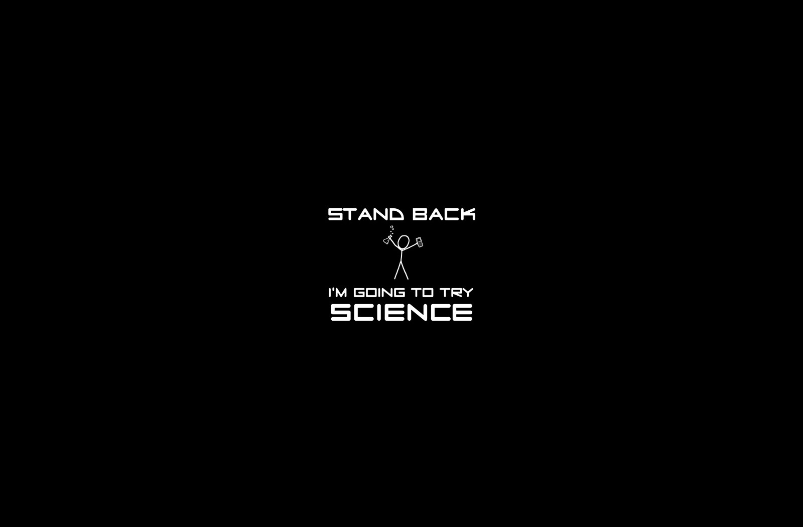 Xkcd Science Humor Simple Background 1600x1050