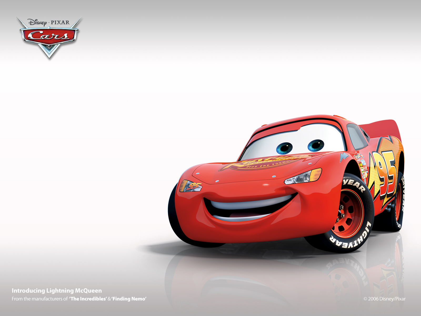 Car Pixar Lightning McQueen 1600x1200