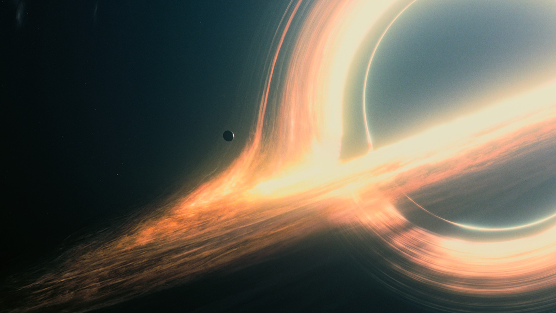 Space Interstellar Movie Planet Black Holes Gargantua Movies Artwork 1920x1080
