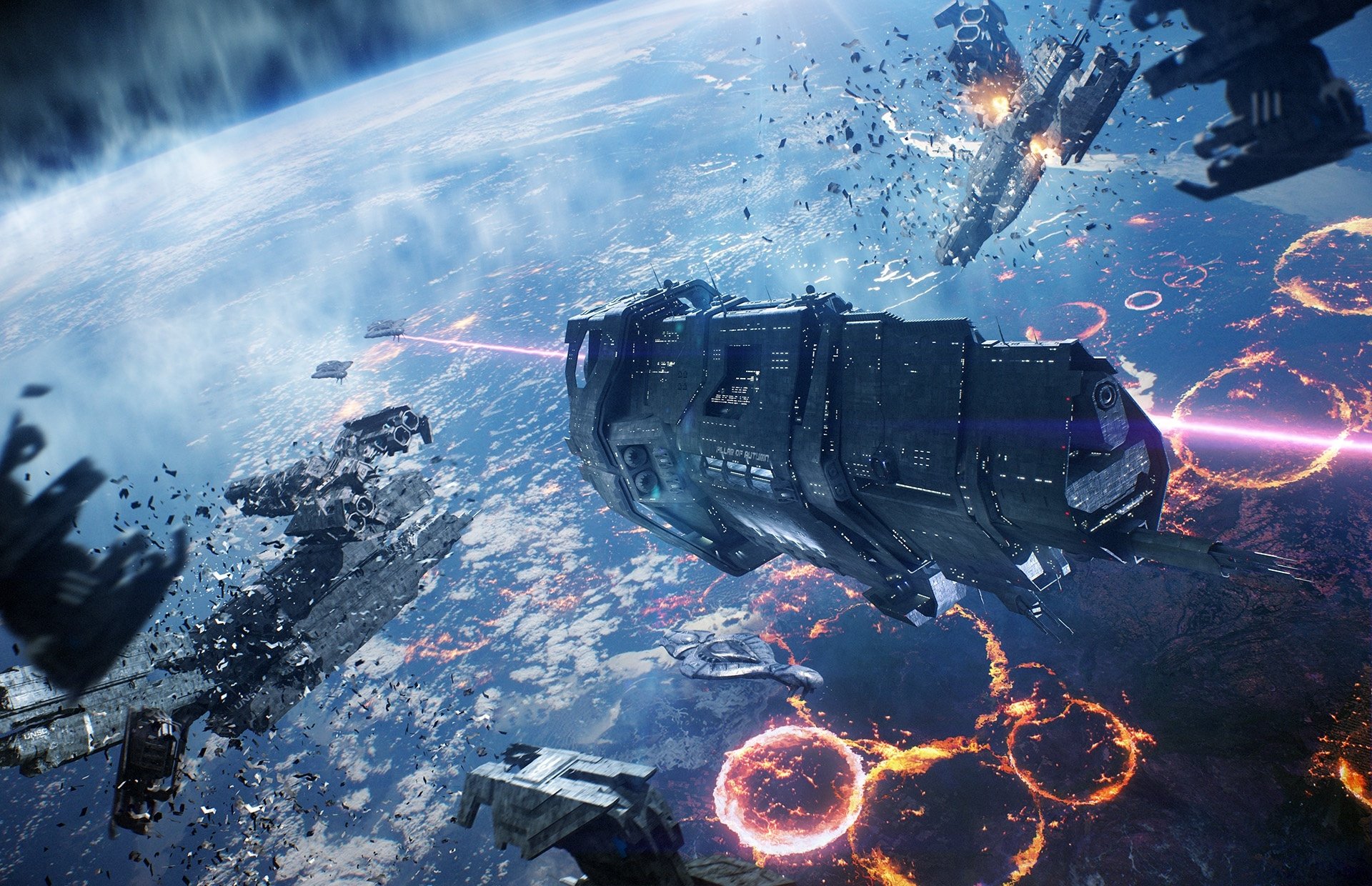 Video Games Halo Pillar Of Autumn Covenant Planet Space Ruins Destruction Reach Halo Reach Digital A 1920x1240