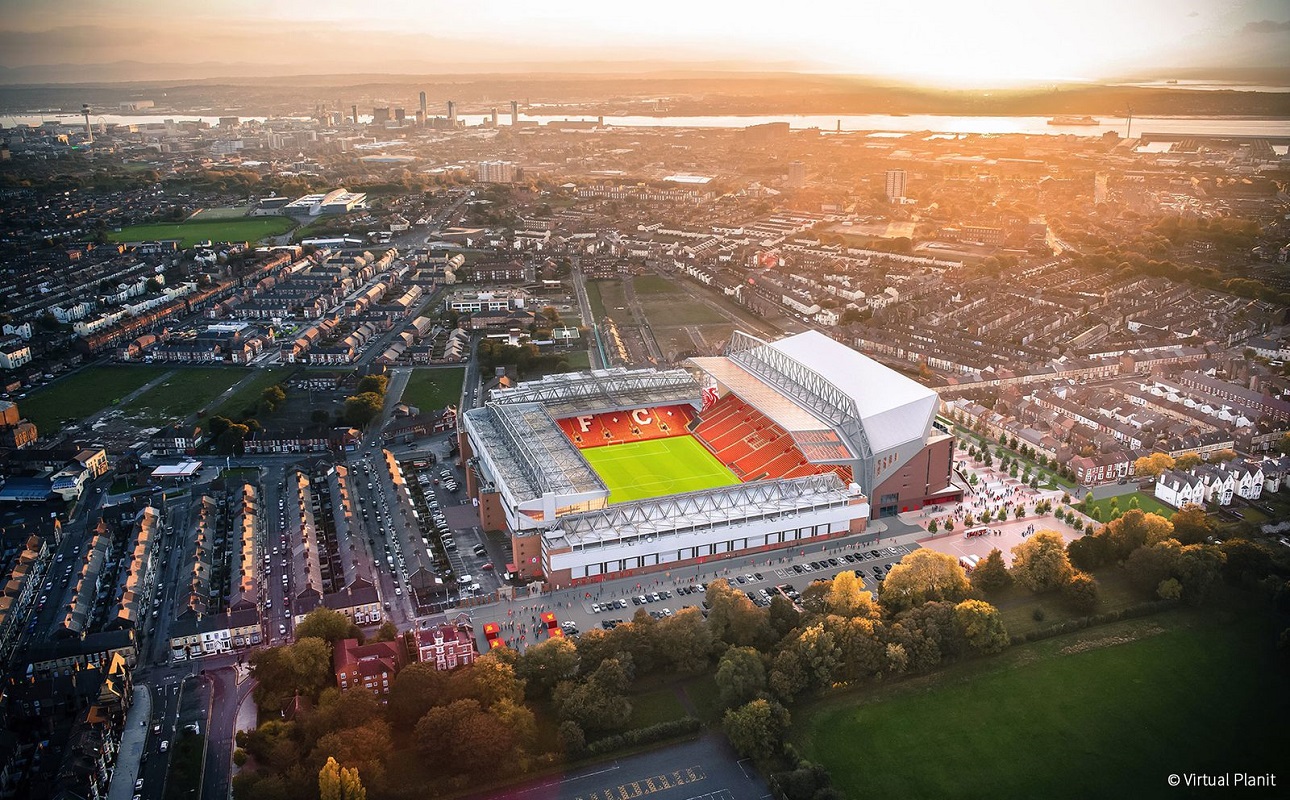 Anfield Road Stadium Liverpool FC Liverpool Building Football 1290x800