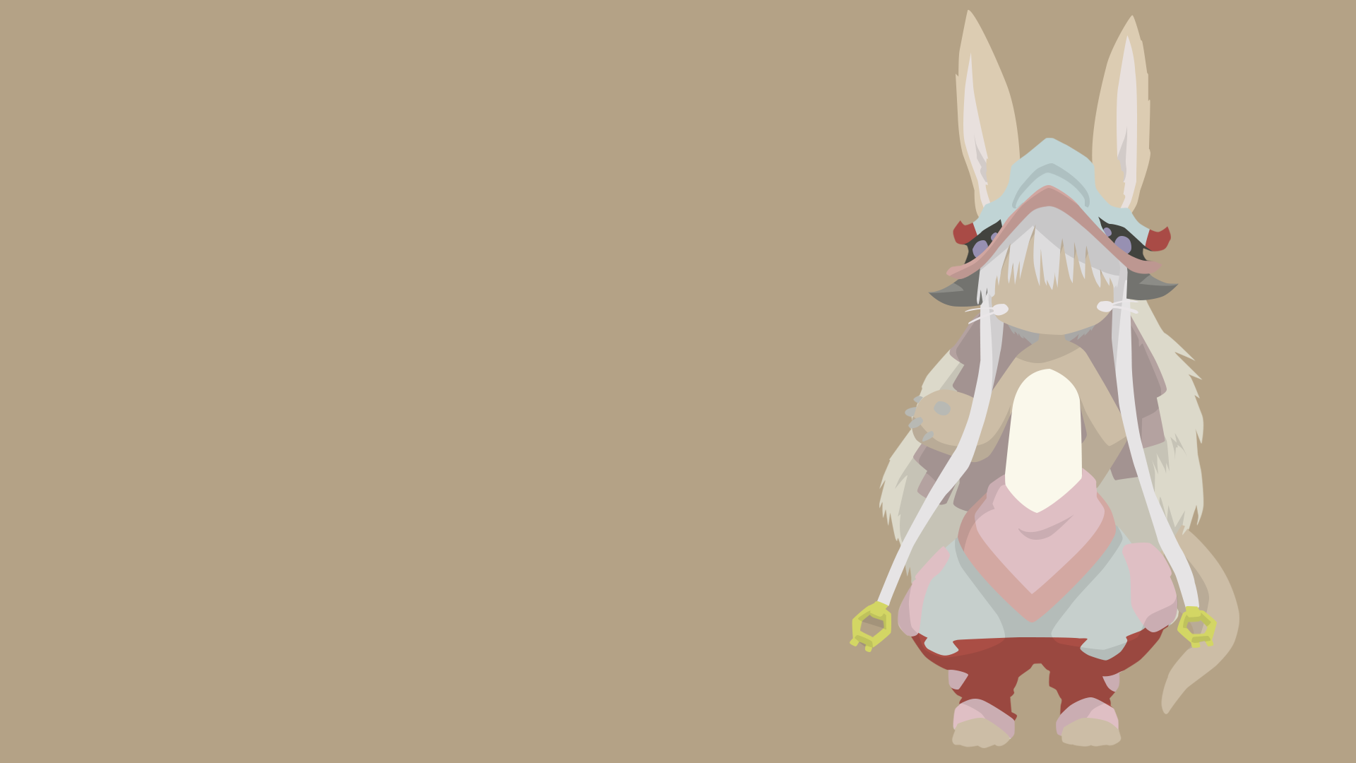 Made In Abyss Anime Nanachi Made In Abyss Minimalism Vector 1920x1080