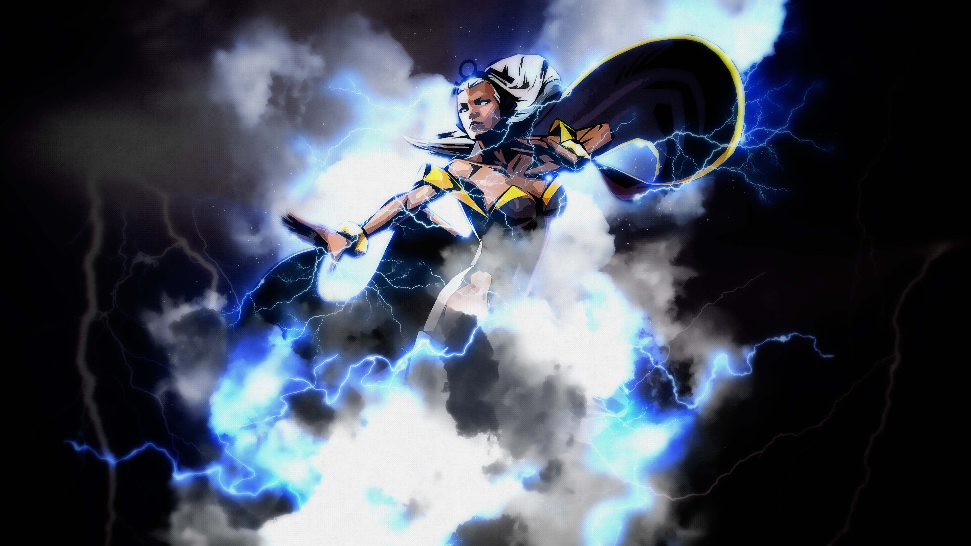 Hero Comics Artwork X Men Storm Character Marvel Vs Capcom 3 Fate Of Two Worlds Marvel Vs Capcom 3840x2160