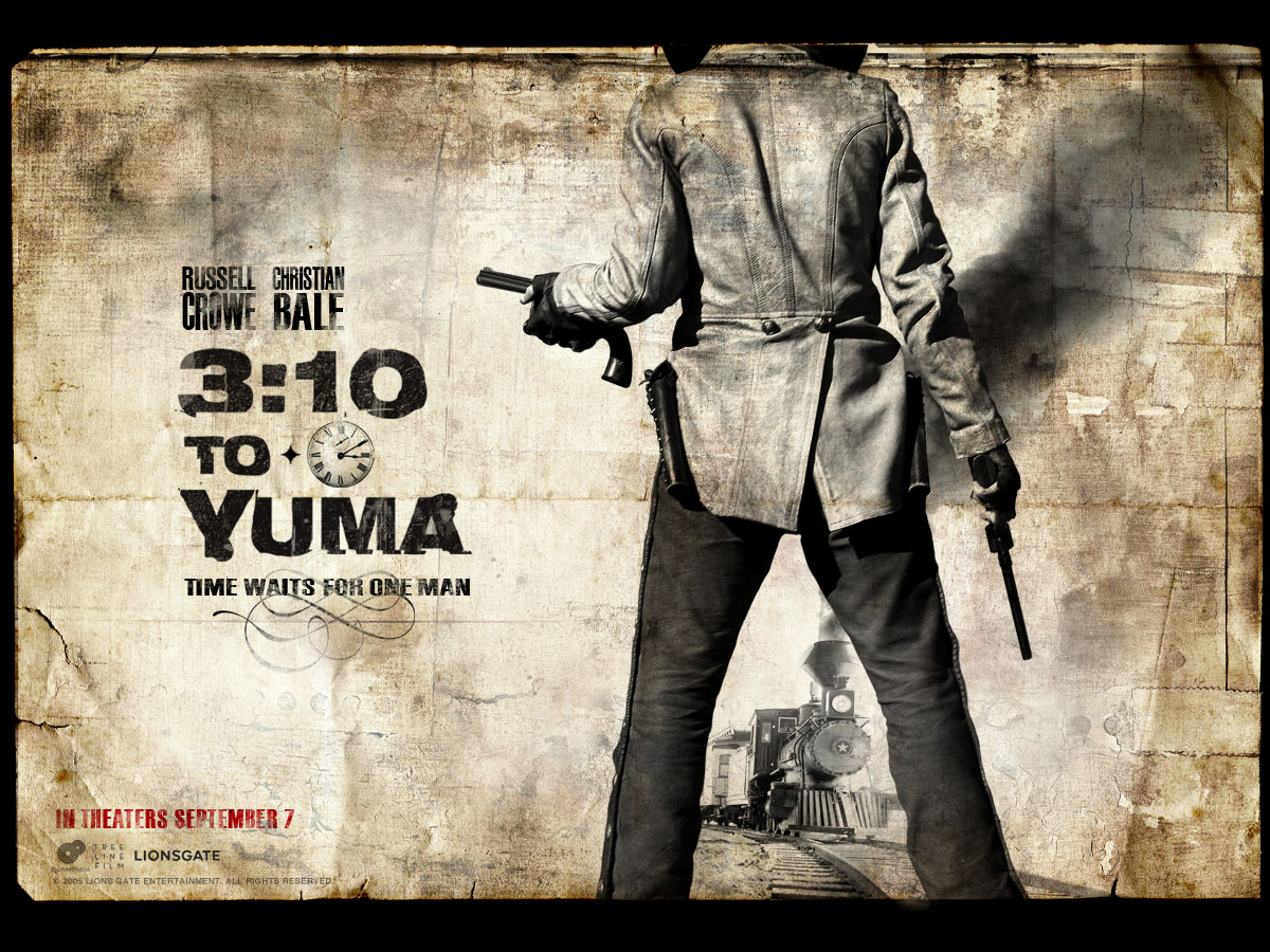 Movies 3 10 To Yuma Western Movie Poster 2007 Year 1200x900